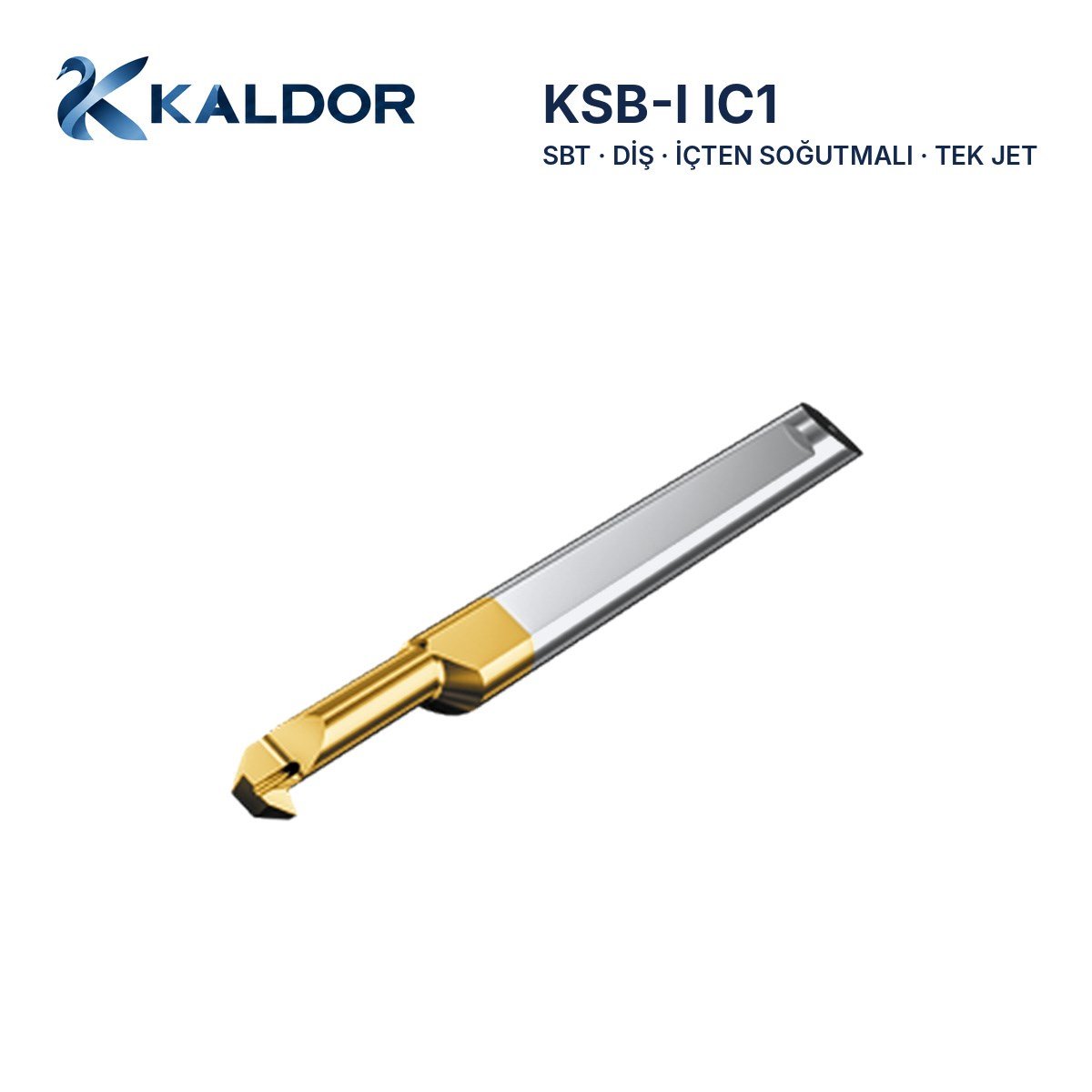 KSB-I IC1 İçten Soğutmalı İç Diş Tornalama Takımı (Küçük Çap, 60°)