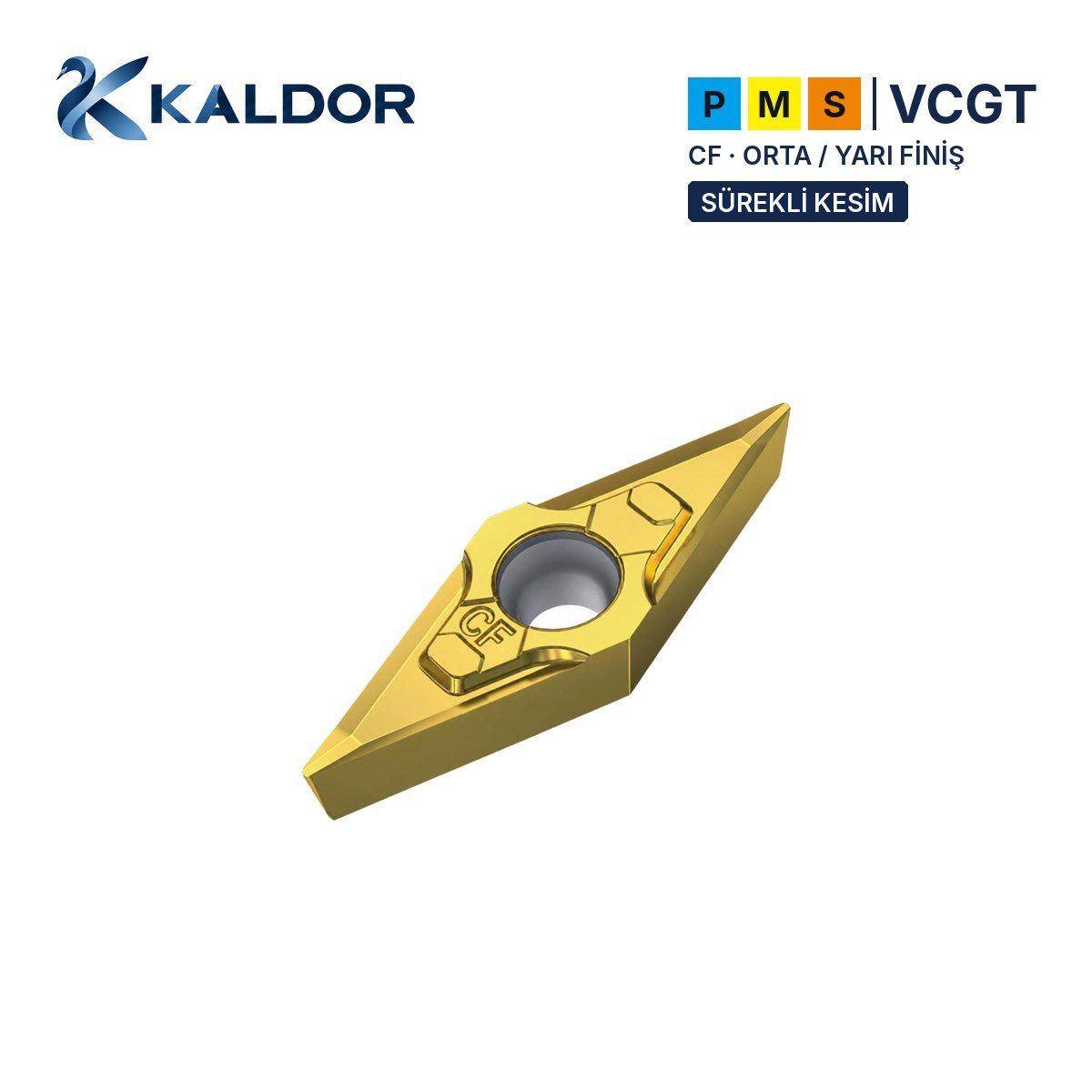 VCGT CF Kayar Otomat Torna Ucu – Sürekli Kesim