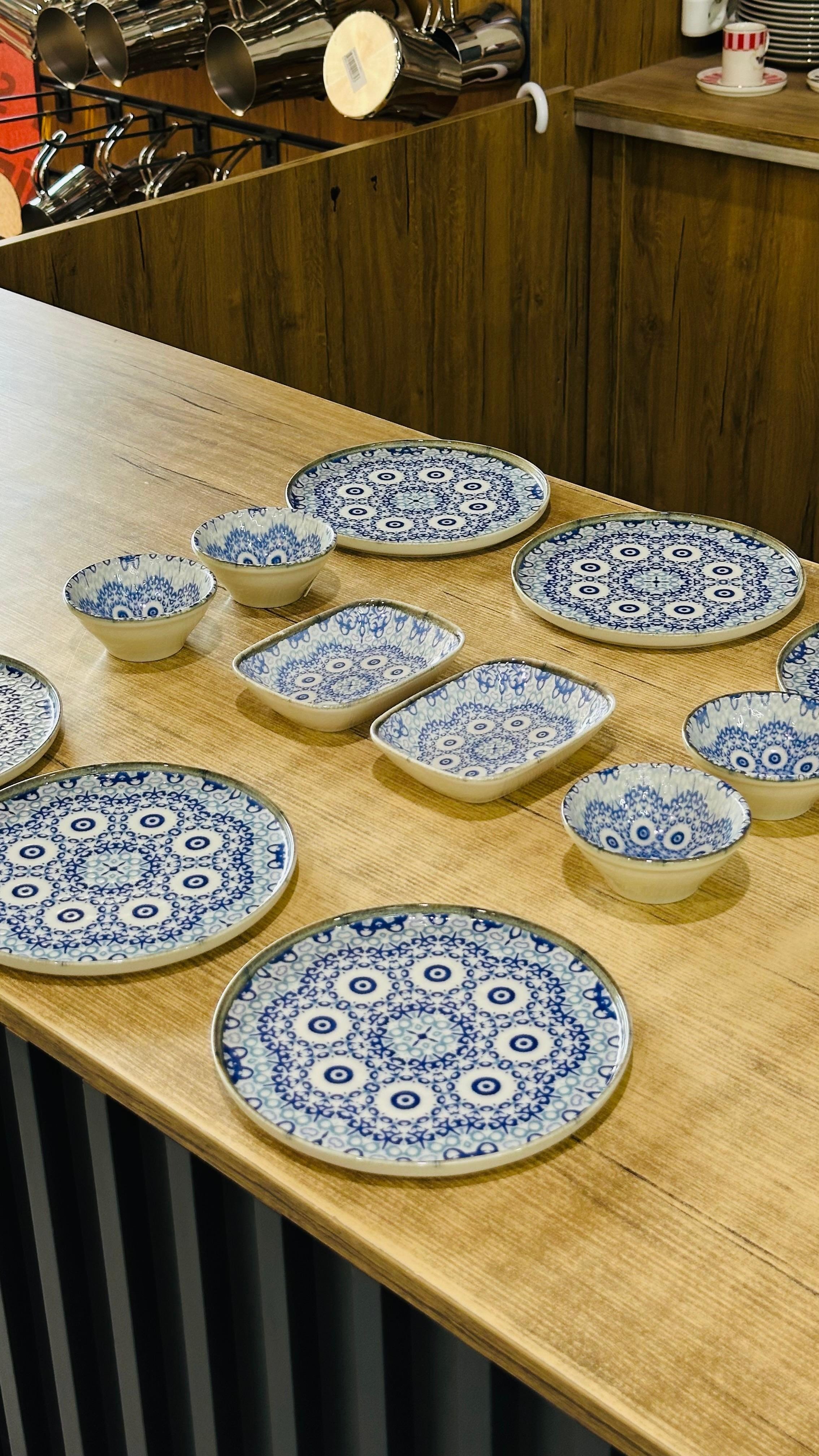 KÜTAHYA PORSELEN 12 PARÇA KAHVALTI SETİ