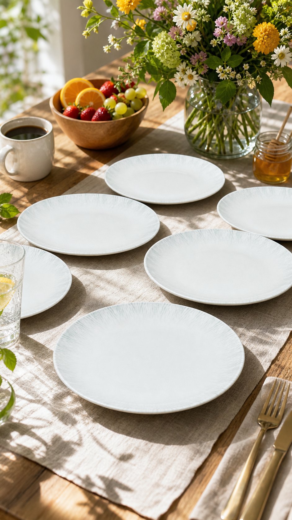 KÜTAHYA PORSELEN 27 CM SERVİS TABAĞI ( 6adet )