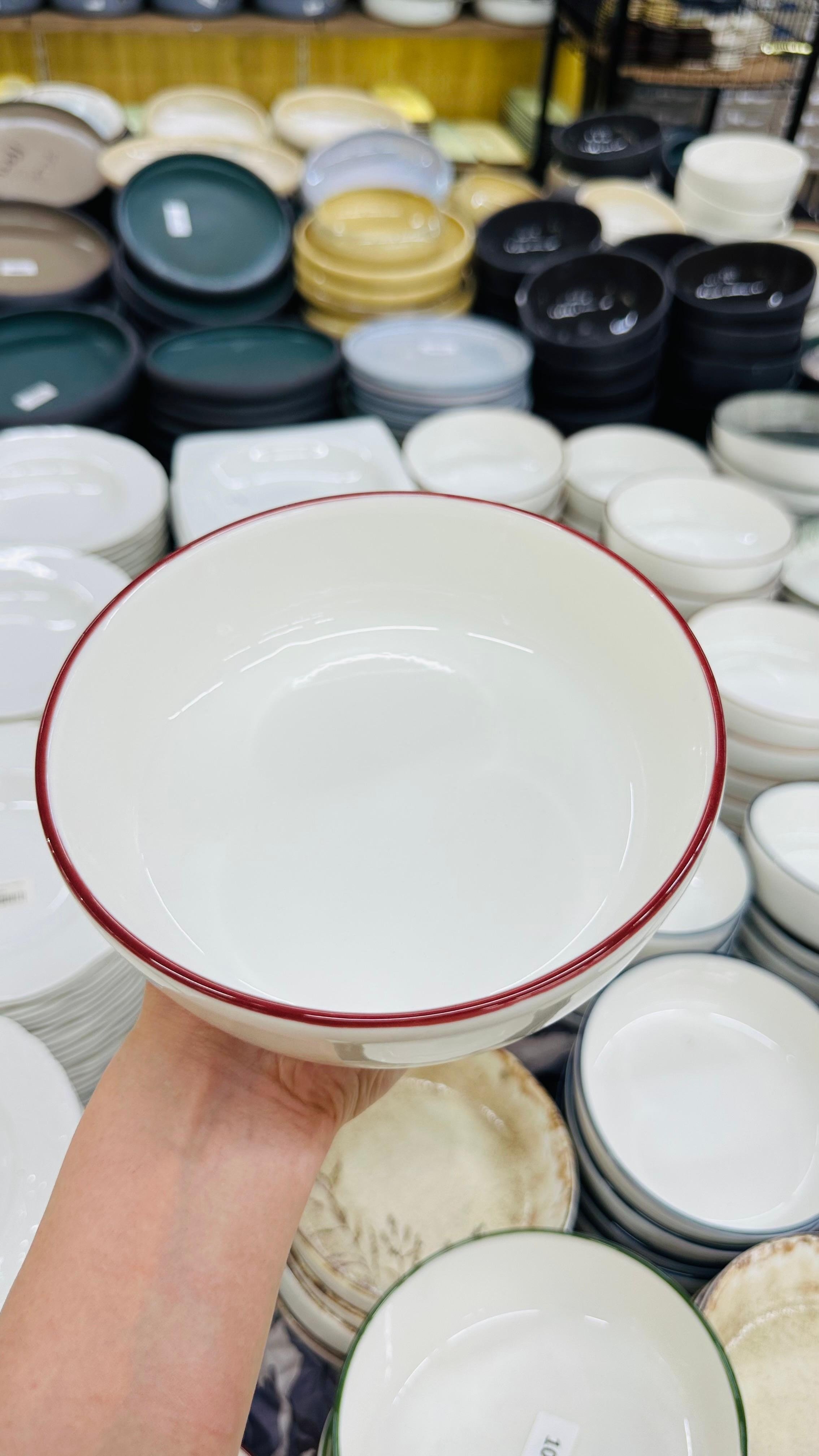 PREMİUM PORSELEN 16 CM 6'LI YEMEK TABAĞI