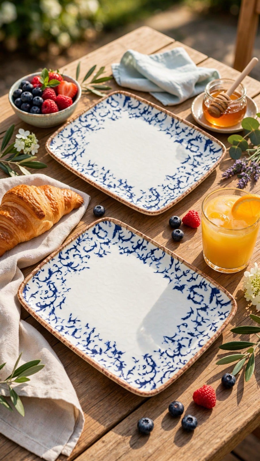 Premium Porselen 27X20 Cm Sunum Tabağı (2 ADET)