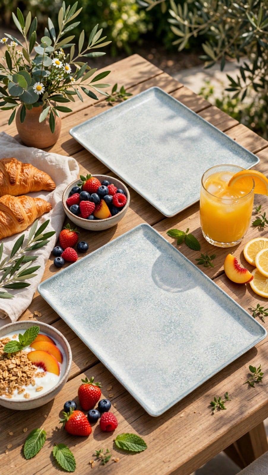 Premium Porselen 30x22 Cm Sunum Tabağı (2 ADET)