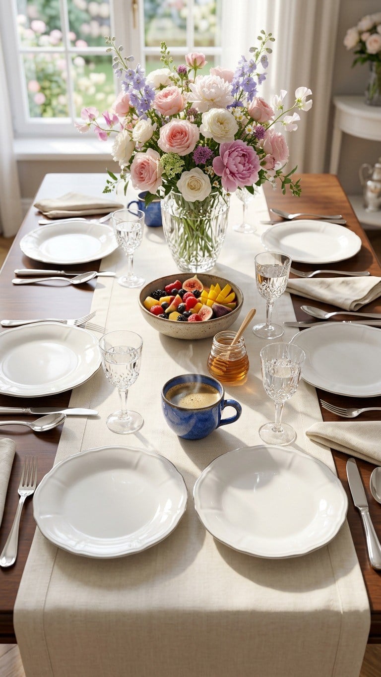 Premium Porselen Platin Yaldızlı 19 Cm 6'lı Pasta Tabağı