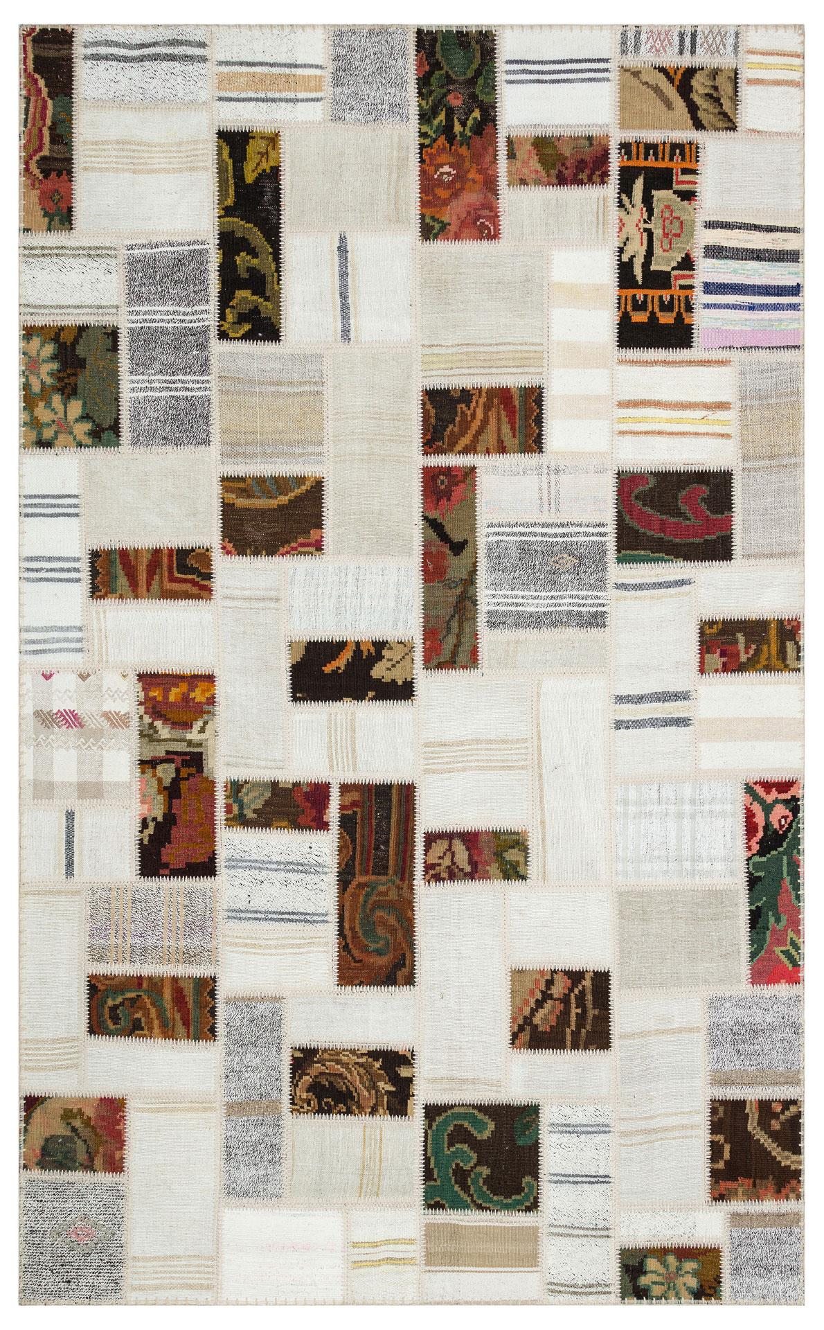 Geleneksel Kendir Patchwork Kilim