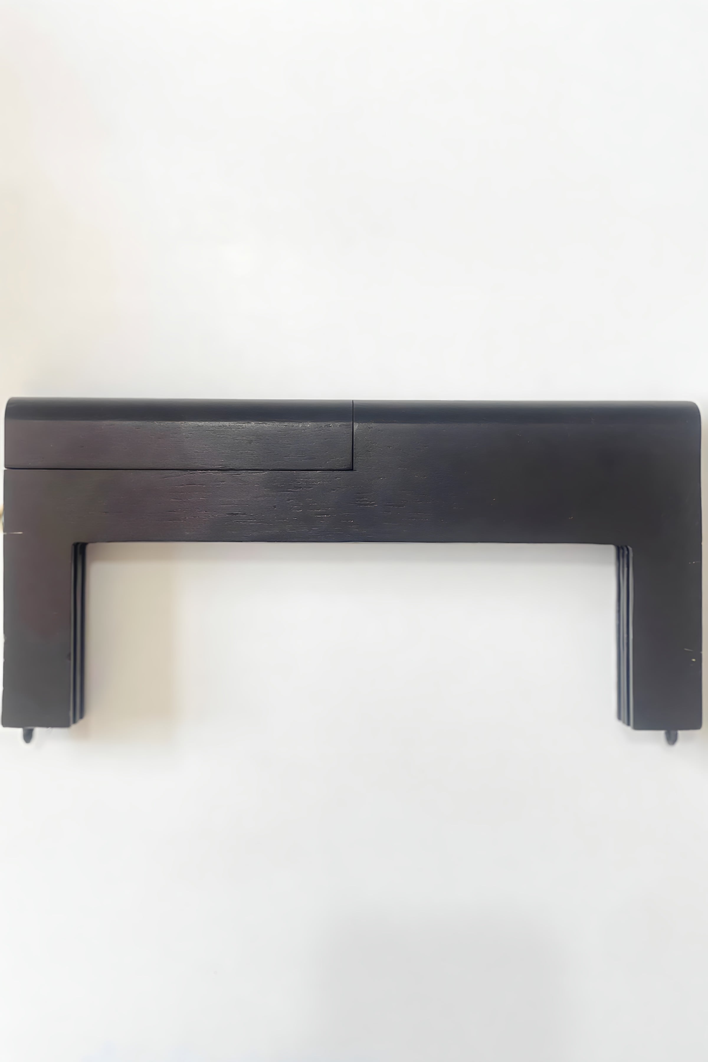  Ahşap Çanta Bursu Düz 24cm, Siyah