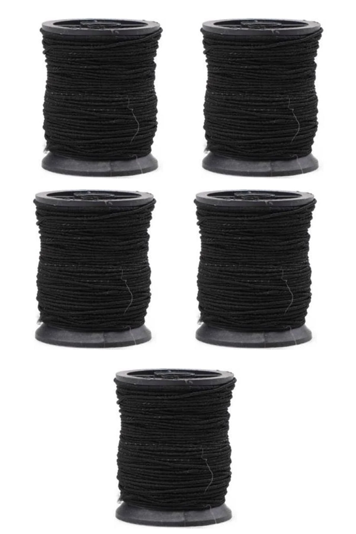  Vollen Yarn MAKARA LASTİĞİ 5 ADET ,Siyah