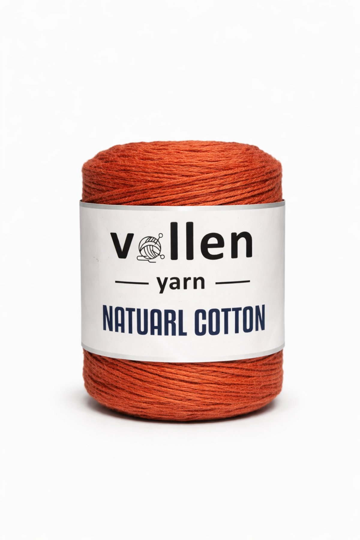 100GR/200MT Premıum Doğal Koton Amıgurumi ve punch ipi,Tığ işi el örgü ipi,Kiremit