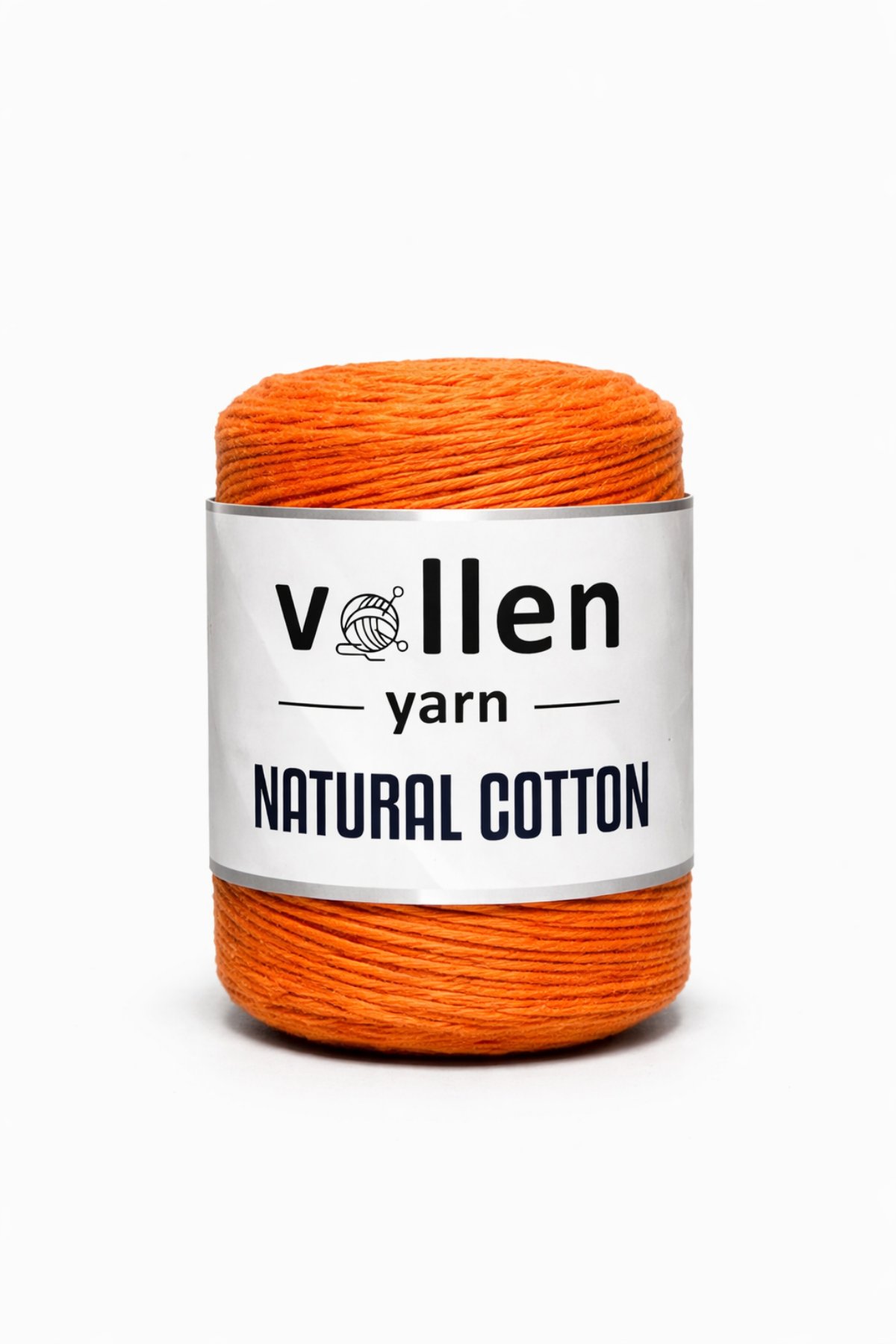 100GR/200MT Premıum Doğal Koton Amıgurumi ve punch ipi,Tığ işi el örgü ipi,Turuncu