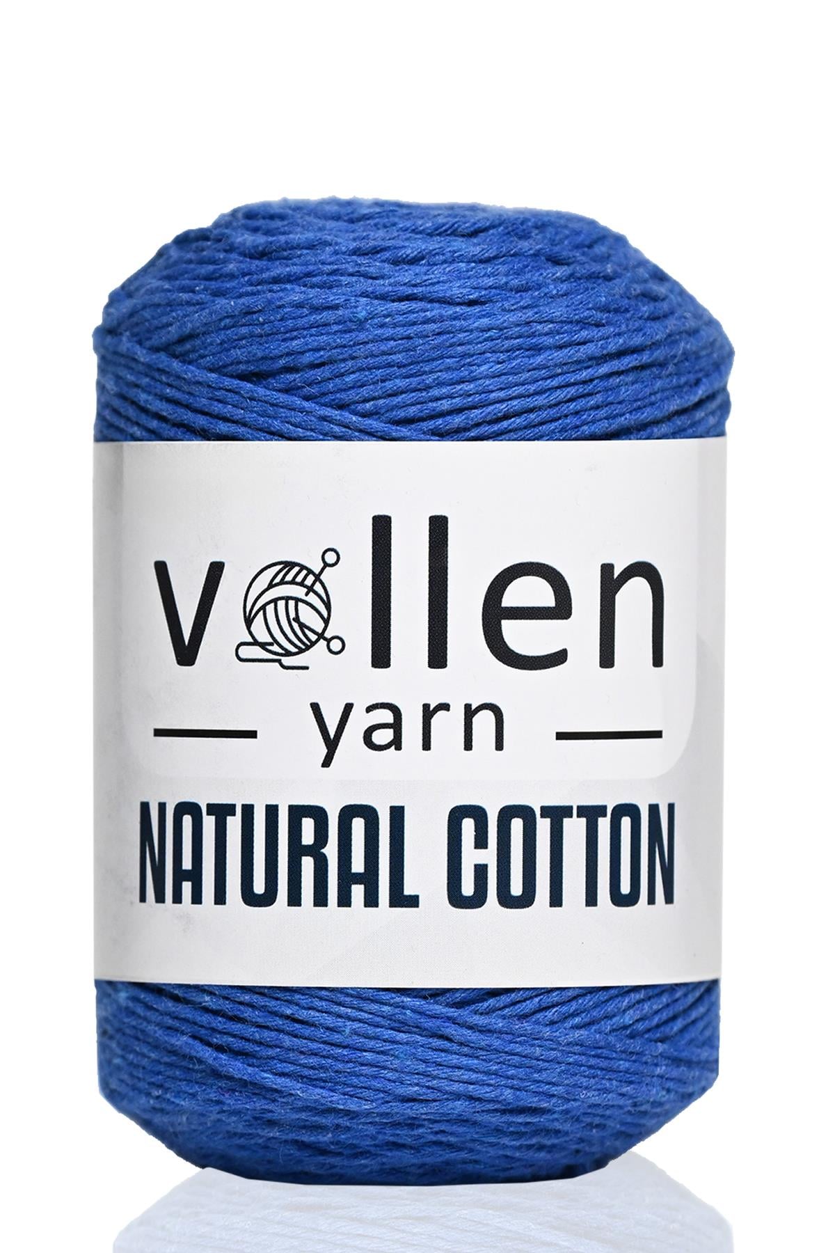 100GR/200MT Premıum Doğal Koton Amıgurumi ve punch ipi,Tığ işi el örgü ipi,Saks Mavi