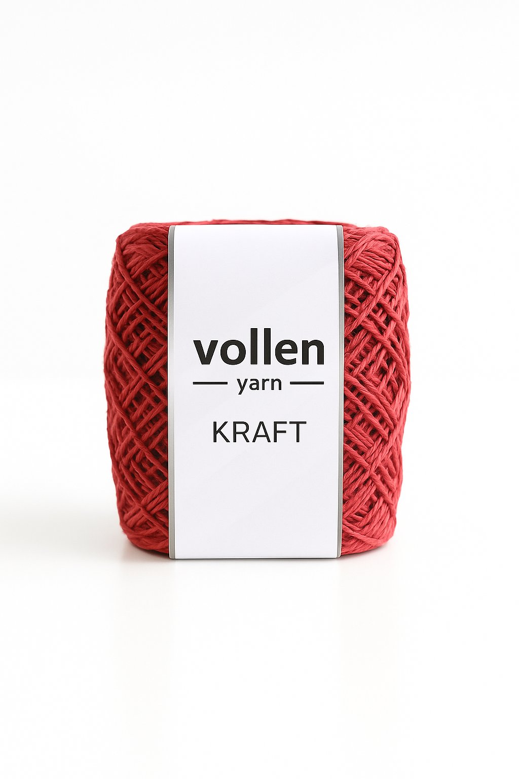 Premıum 100 Gr- 120 Mt Doğal Kağıt İp, Hasır Kağıt İplik,Rafya,Supla ipi, Çanta İpi,Kırmızı