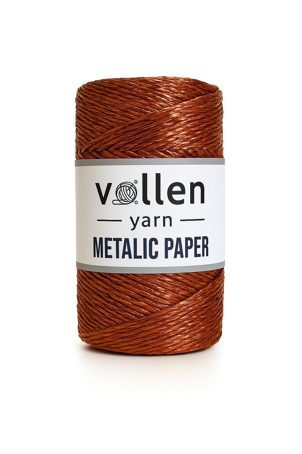 Premium Metalik Kagıt Ip,Parlak Çanta Ipi,200 Gr- 320 M , Simli Metalik Ip,Metalik Abiye Ip,BAKIR