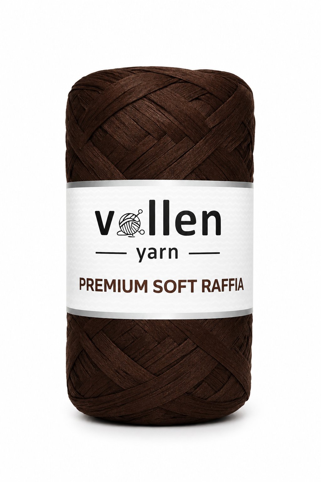 Premıum Softy Rafya, Polyester Yumuşak Rafya İp ,Kahve