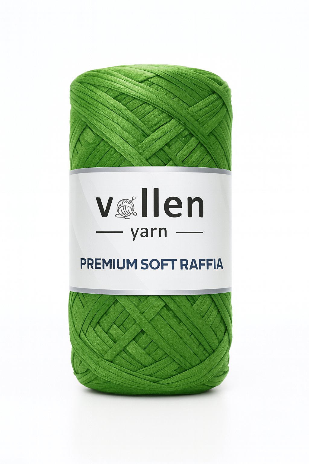 Premıum Softy Rafya, Polyester Yumuşak Rafya İp ,Yeşil