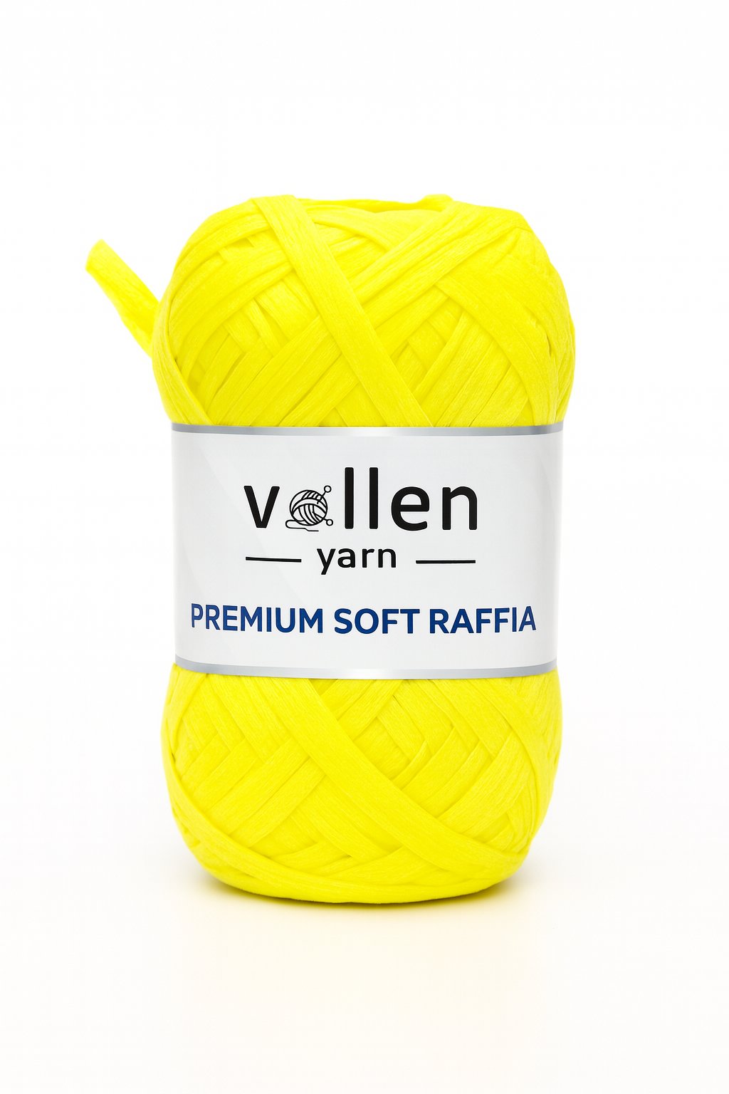 Premıum Softy Rafya, Polyester Yumuşak Rafya İp ,Sarı