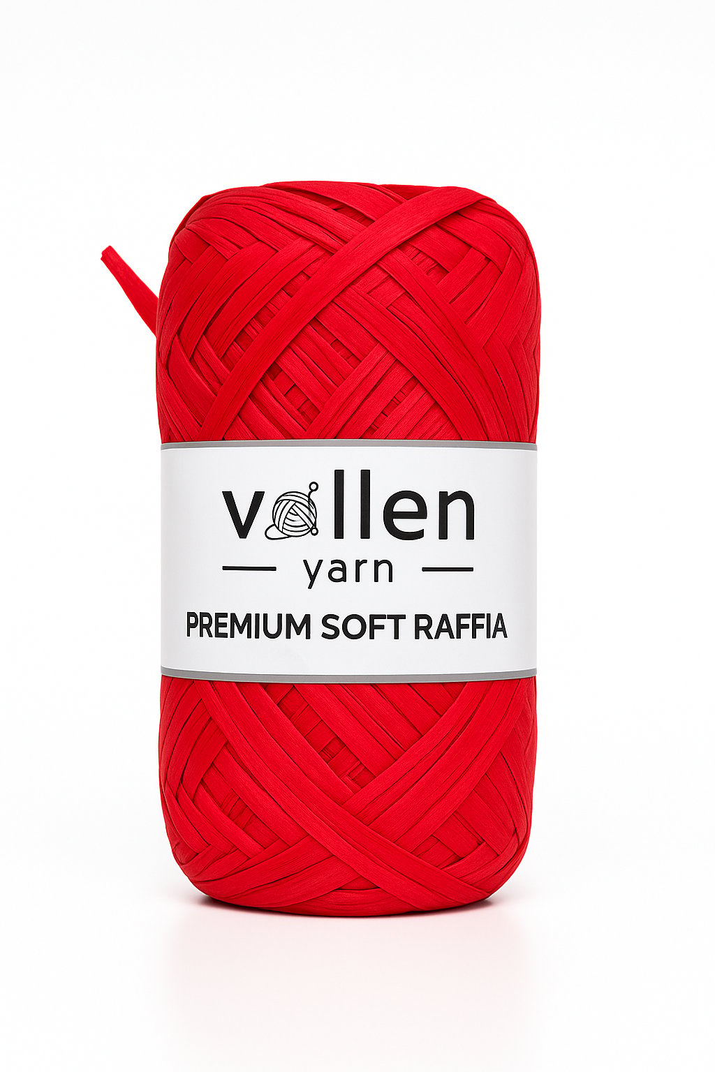 Premıum Softy Rafya, Polyester Yumuşak Rafya İp ,Kırmızı