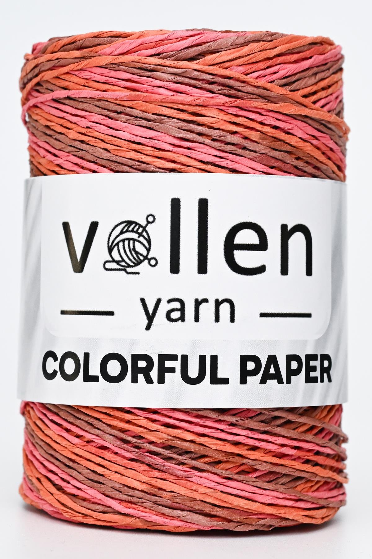 Vollen Yarn Premium Çok Renkli Doğal Kağıt İp,200Gr/200Mt,2810