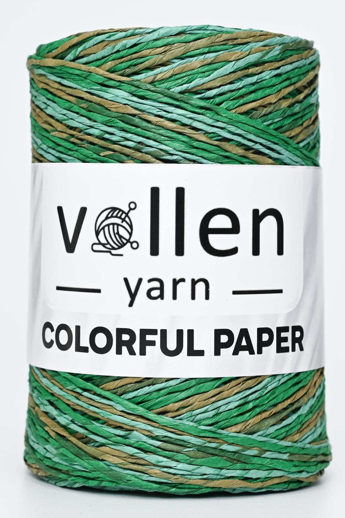Vollen Yarn Premium Çok Renkli Doğal Kağıt İp,200Gr/200Mt,2806
