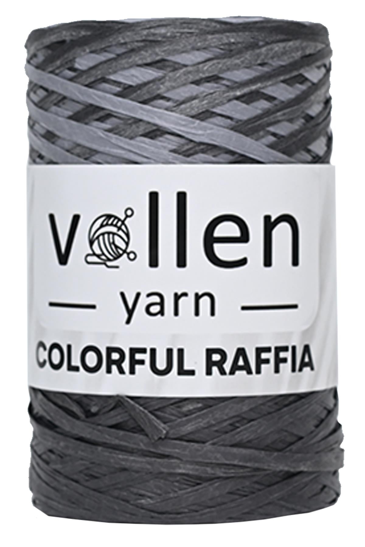 Vollen Yarn Premium Doğal Çok Renkli Rafya İpi 200Gr/300Mt, 2509