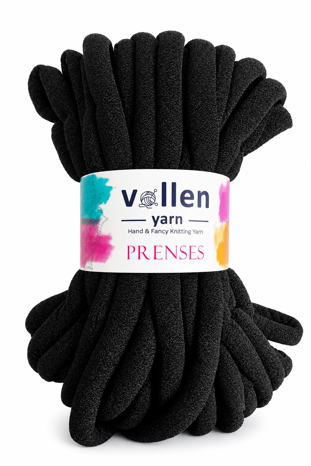 Vollen Yarn Prenses Chunky Simli Polyester El Örgü İpi 500 gr 14 m Parmak Örgü Çanta Battaniye İpi, 5107