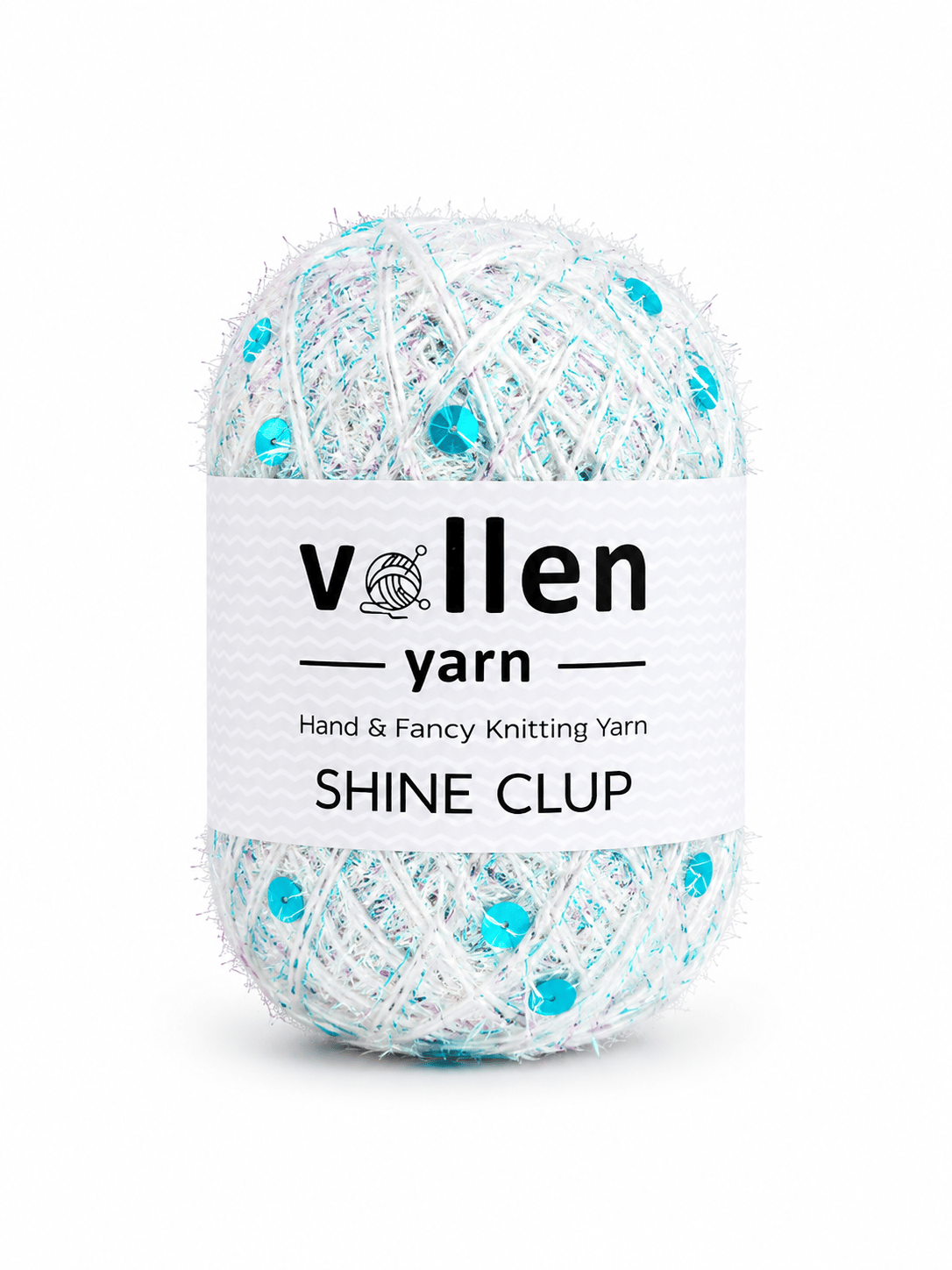 Vollen Yarn Shine Clup Simli Pullu El Örgü İpi 50 gr 150 m Polyester Tığ ve Şiş İpi Çanta Aksesuar İpi, 5004