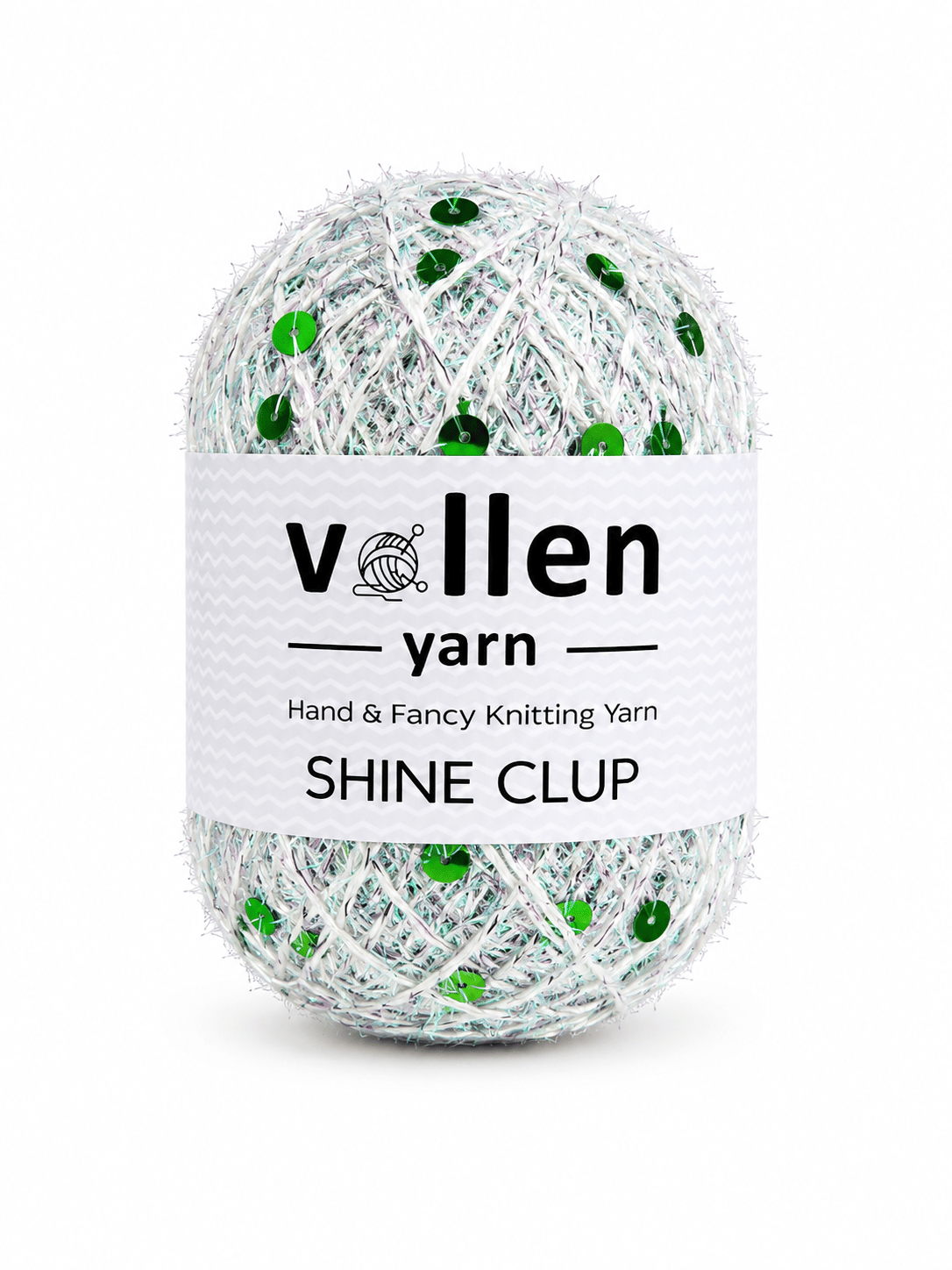 Vollen Yarn Shine Clup Simli Pullu El Örgü İpi 50 gr 150 m Polyester Tığ ve Şiş İpi Çanta Aksesuar İpi, 5005