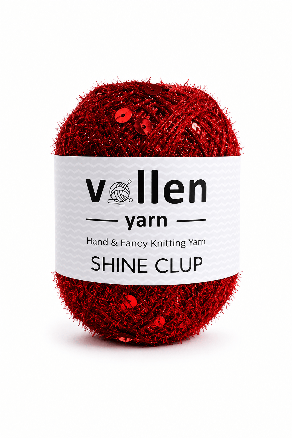 Vollen Yarn Shine Clup Simli Pullu El Örgü İpi 50 gr 150 m Polyester Tığ ve Şiş İpi Çanta Aksesuar İpi, 5001