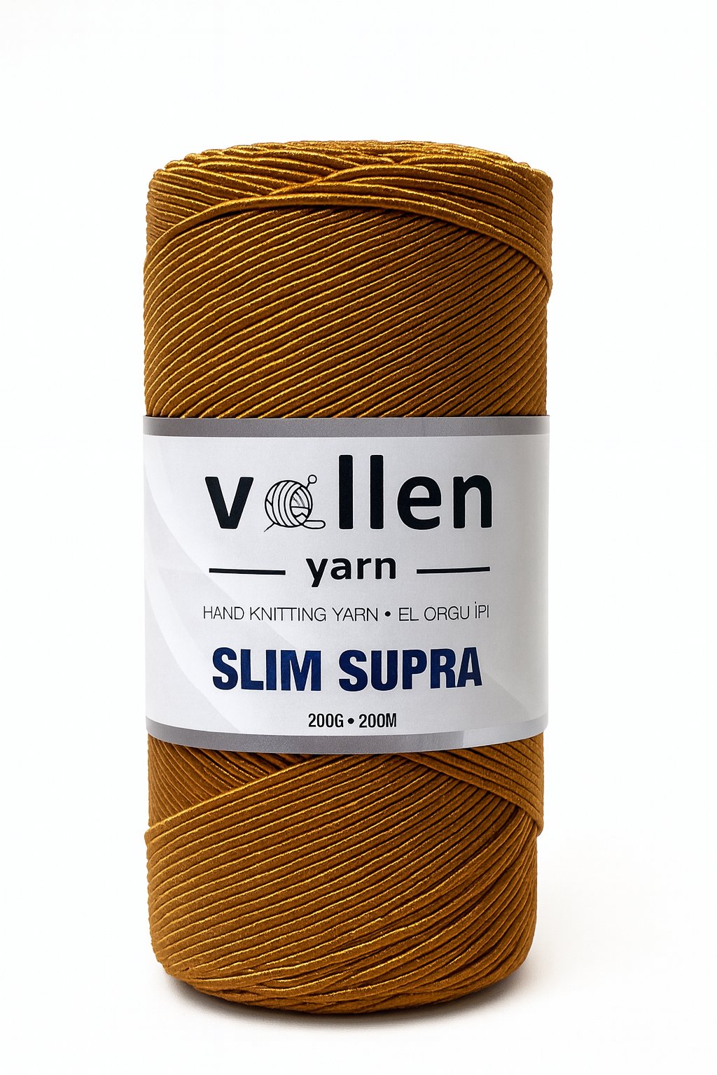 Vollen Yarn Slim Supra İpi,Mumlu İp,Pase İp,Makrome İp,200Gr/200Mt, TARÇIN