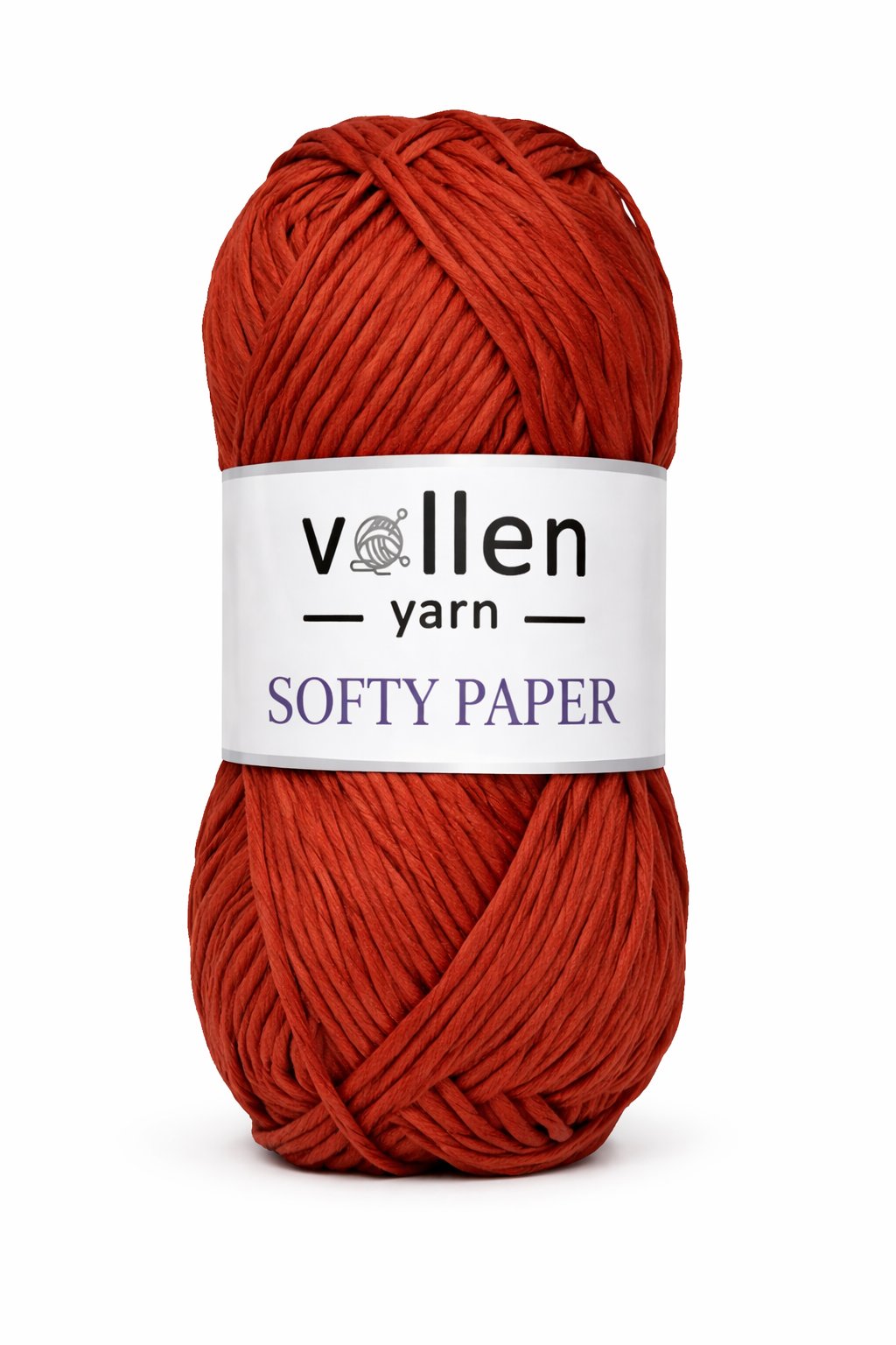 Vollen Yarn yumuşak rafya kagit ip,hobi ipi,tığ işi,el örgü ipi,çanta,supla ve şapka ipi,KİREMİT