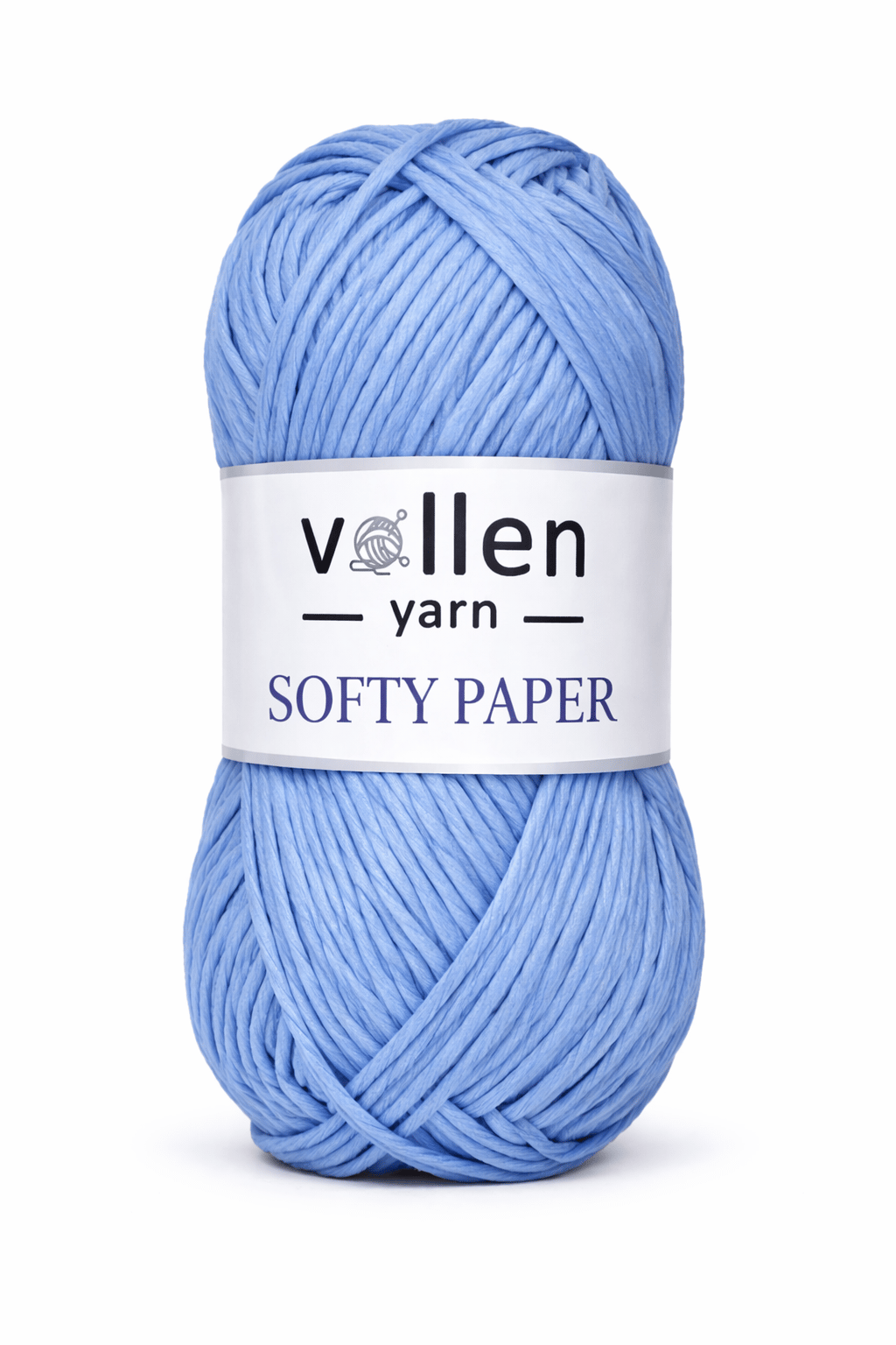 Vollen Yarn yumuşak rafya kagit ip,hobi ipi,tığ işi,el örgü ipi,çanta,supla ve şapka ipi,Bebe Mavi