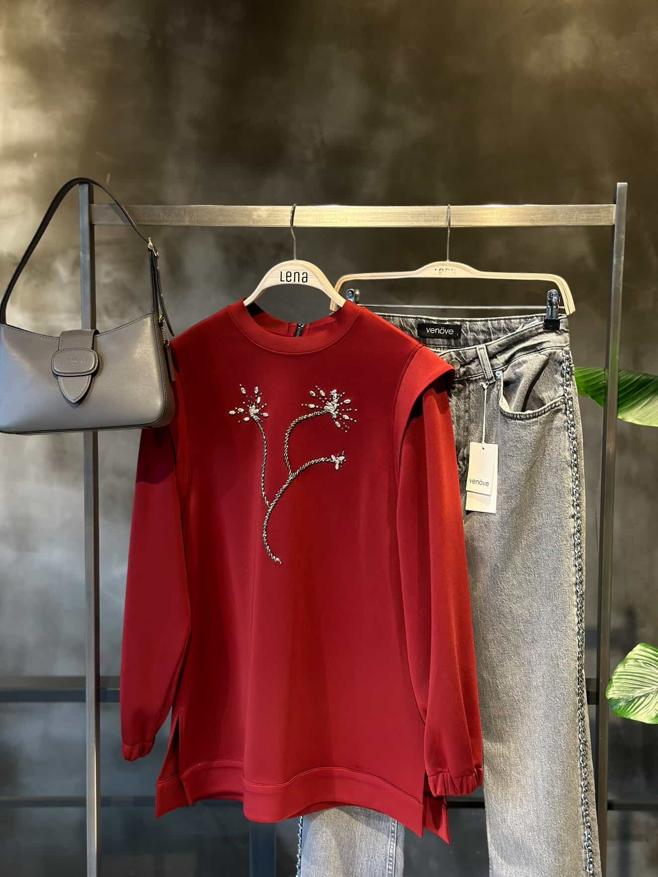 Venöve Kırmızı Oscar Sweat