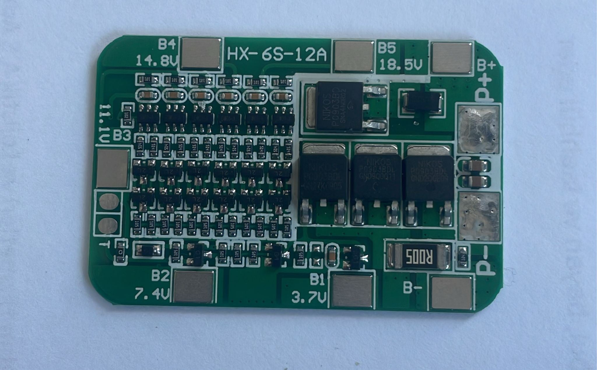 6S 12A BMS 18650 Lityum Pil Şarj Koruma Devresi