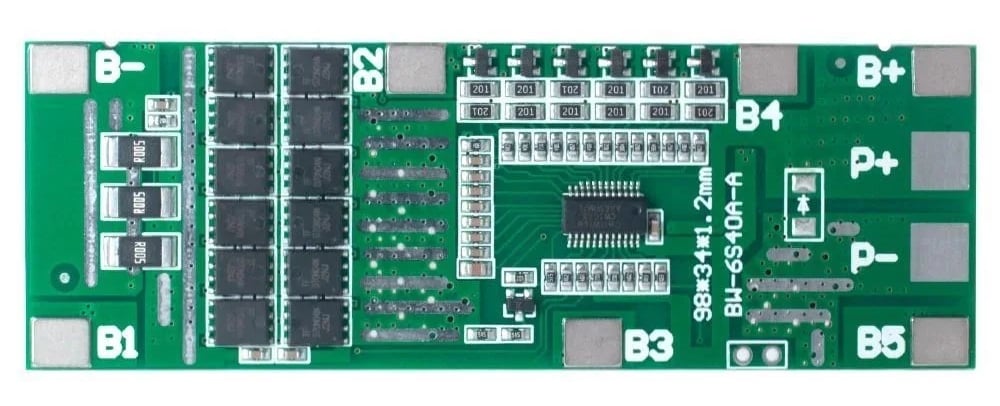 6S 24V 40A 12Mos Balanslı Koruma Devresi