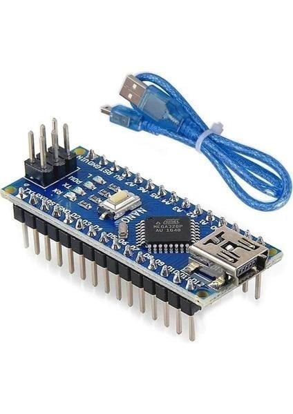 Arduino Nano Klon V3.0 - USB CH340 Chip (USB Kablo Dahil)