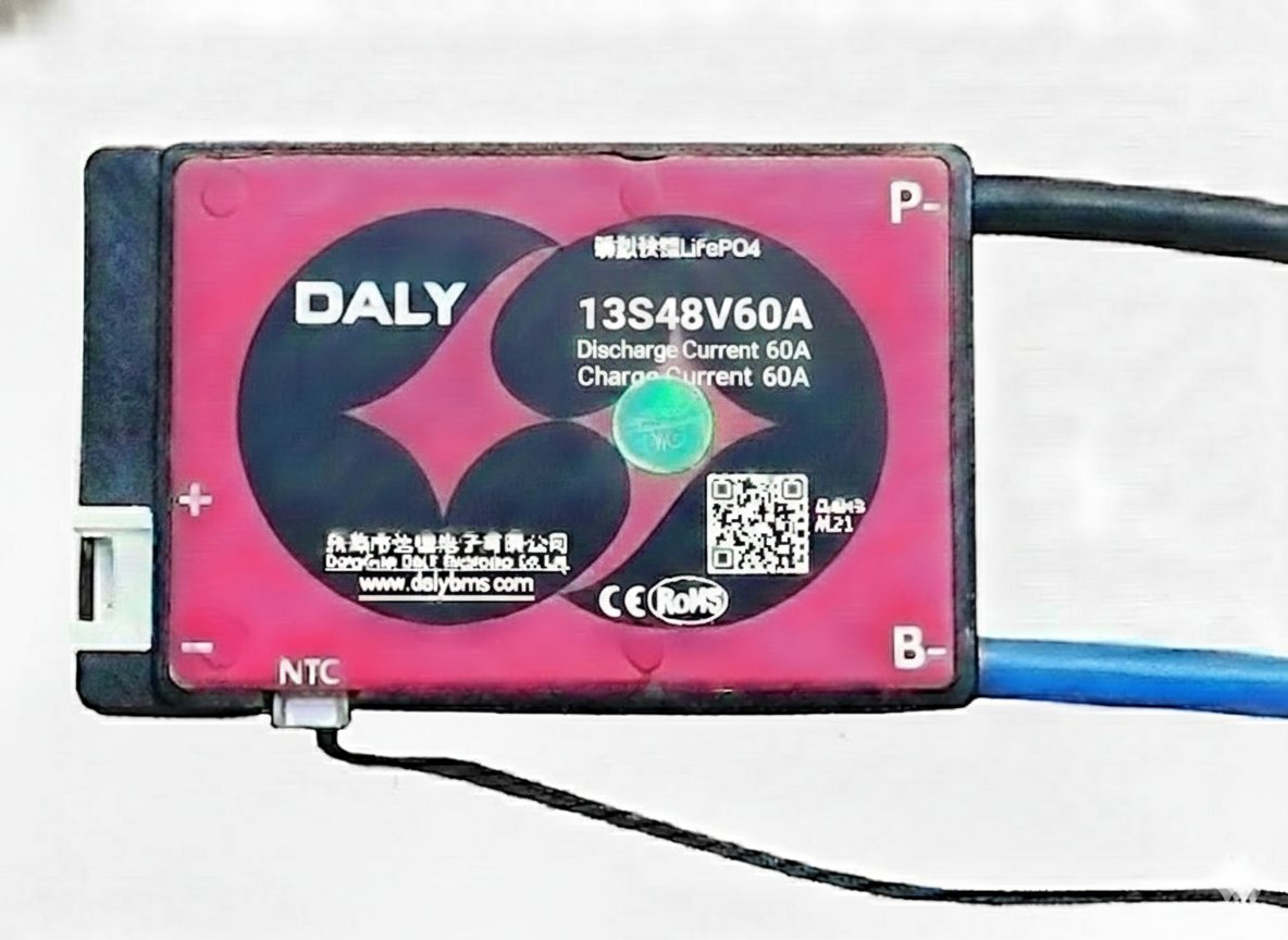 DALY LiFePO4 BMS 13S 48V 60A NTC