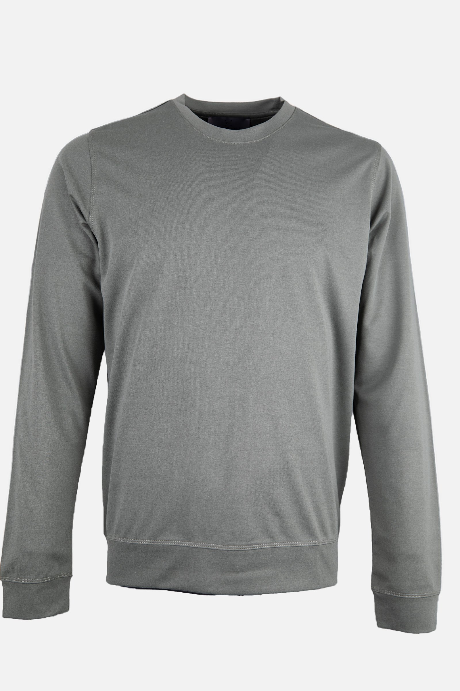 Bisiklet Yaka Sweatshirt Haki