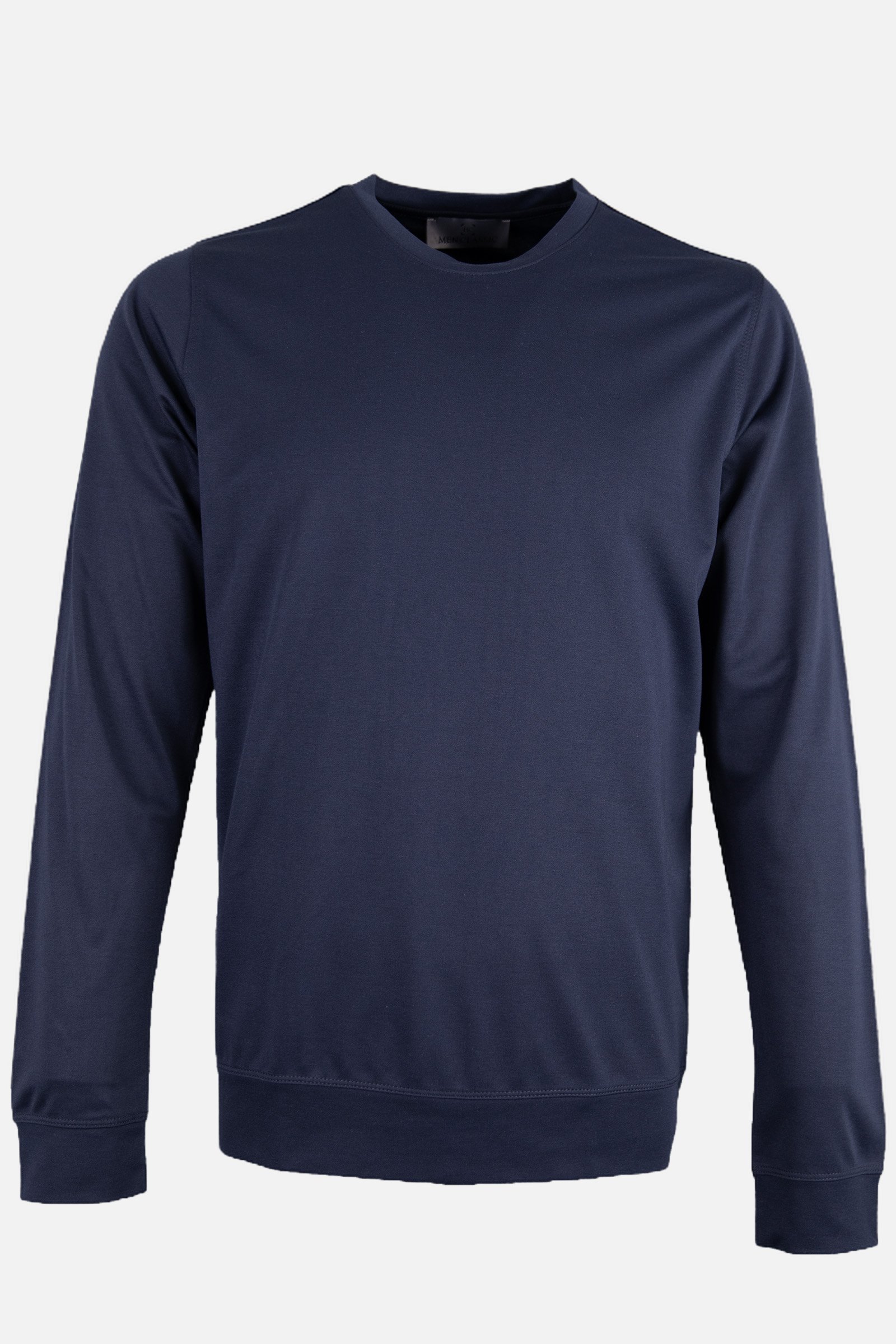 Bisiklet Yaka Sweatshirt Lacivert