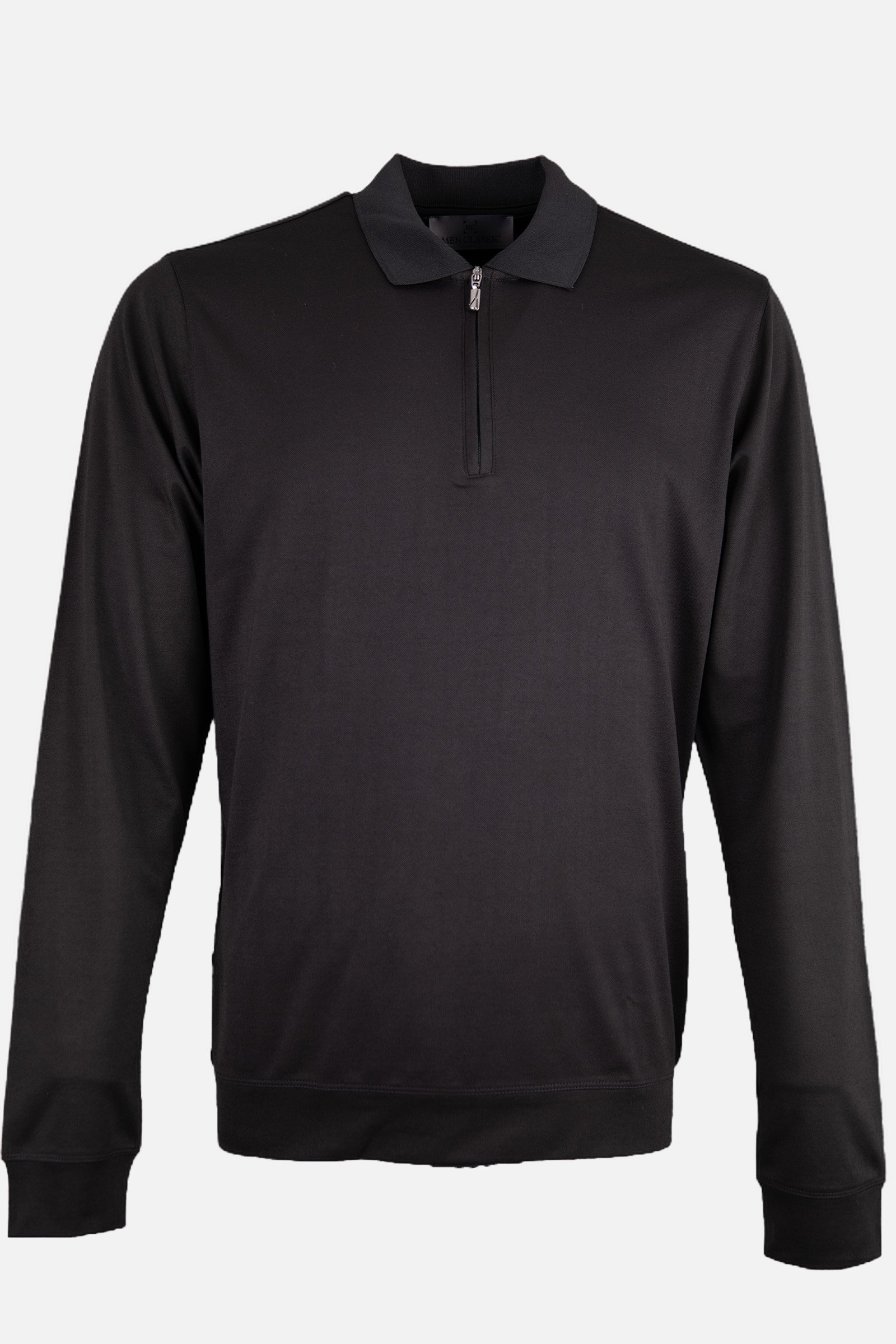 Bisiklet Yaka Sweatshirt Siyah