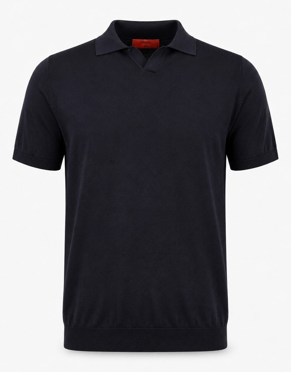 Erkek Polo V Yaka Tshirt Siyah