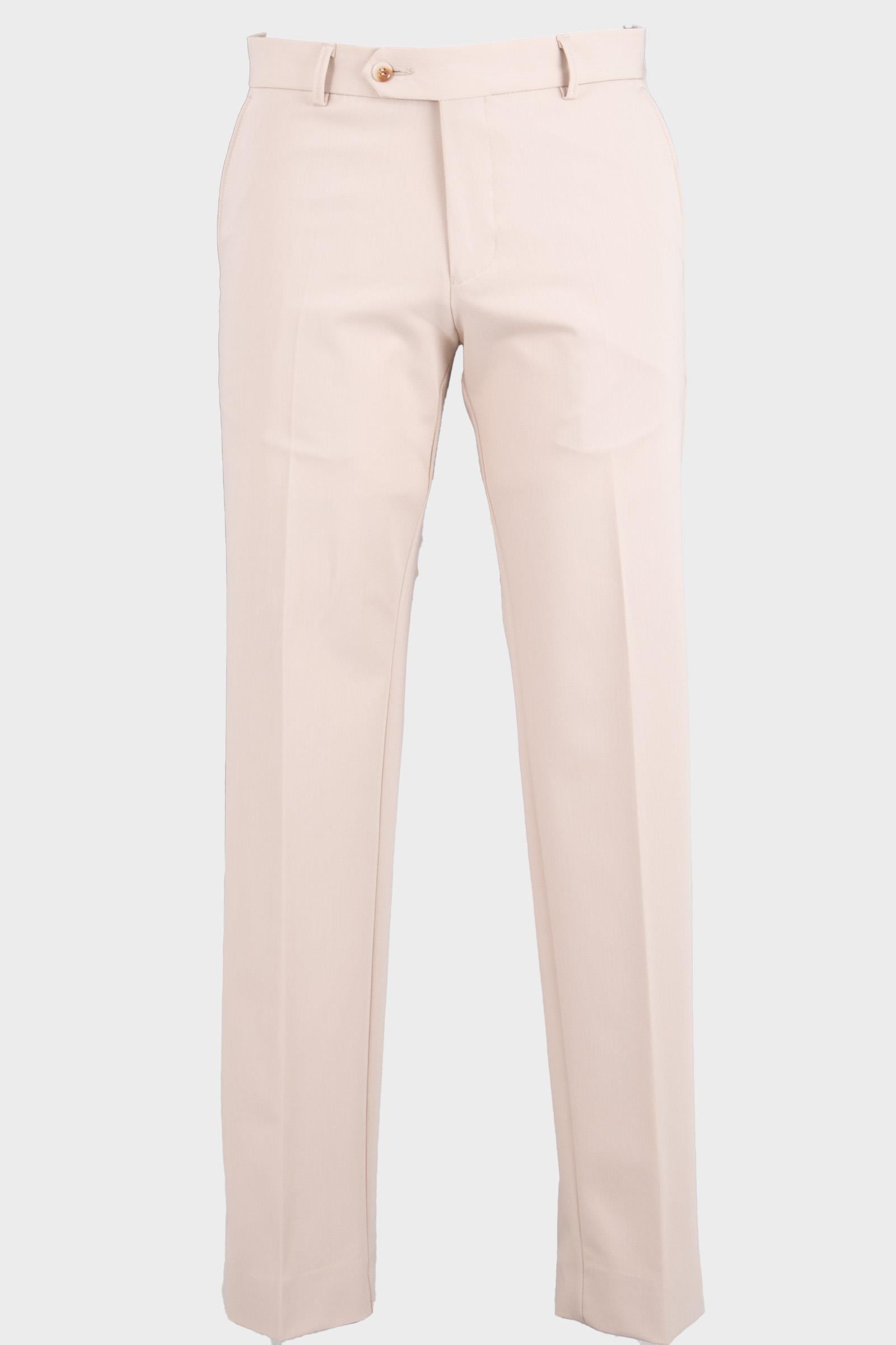 Erkek Slim Fit Basic Pantolon Bej