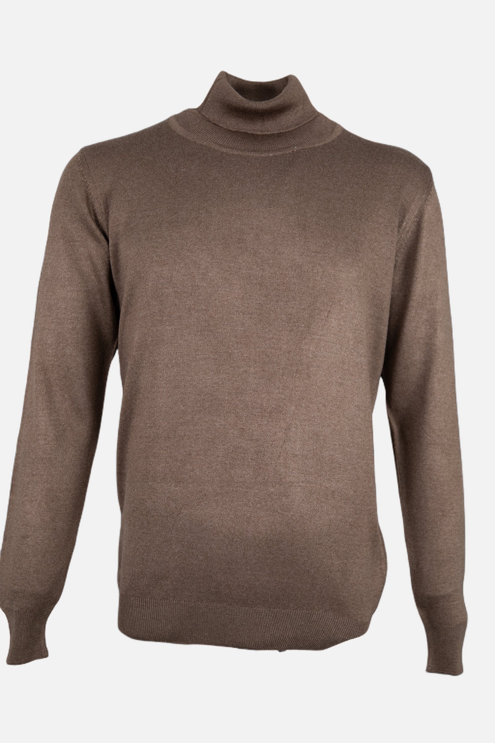 Tam Balıkçı Slim Fit Triko Kahverengi