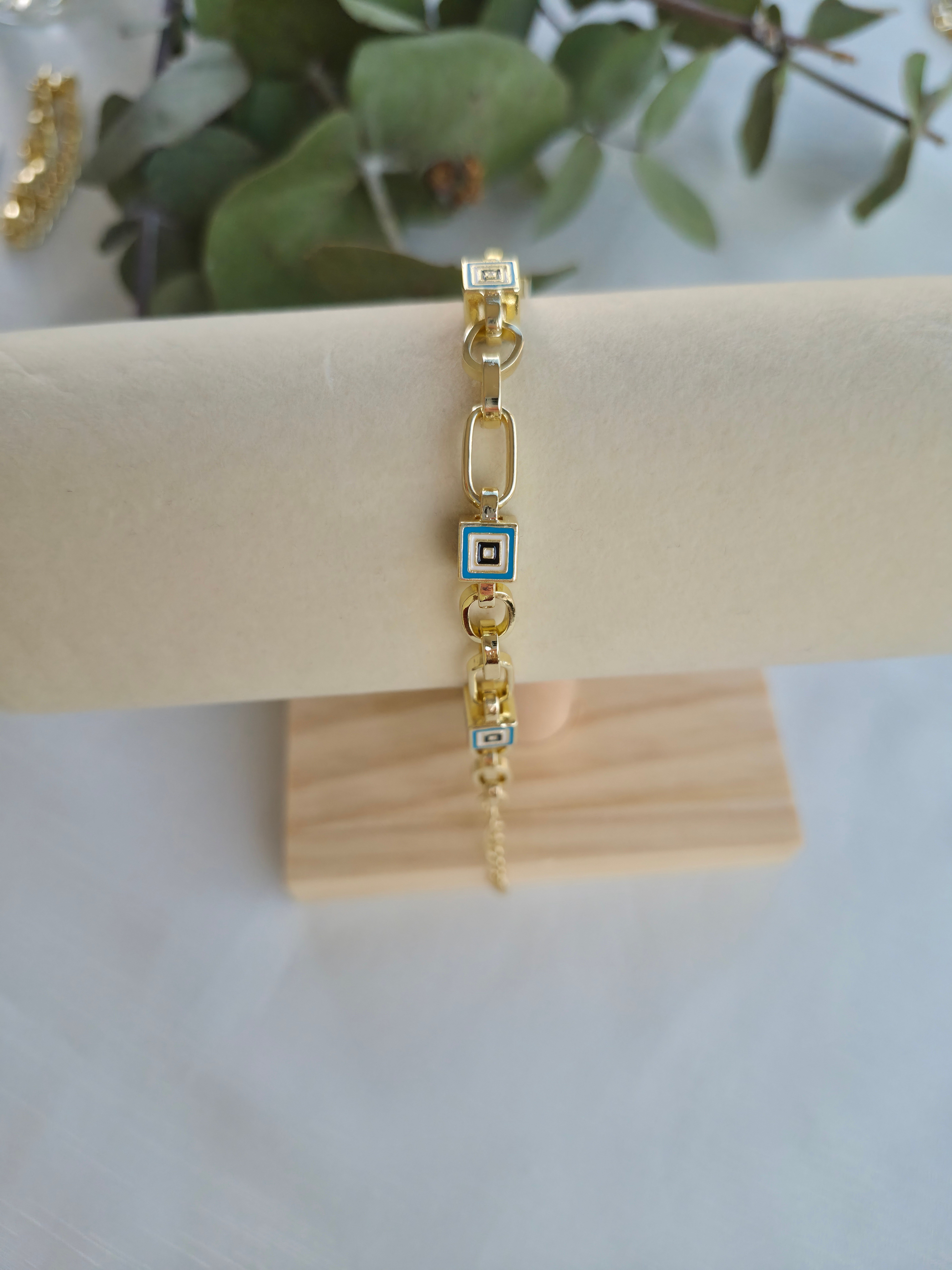 14k cetaş model küp bileklik