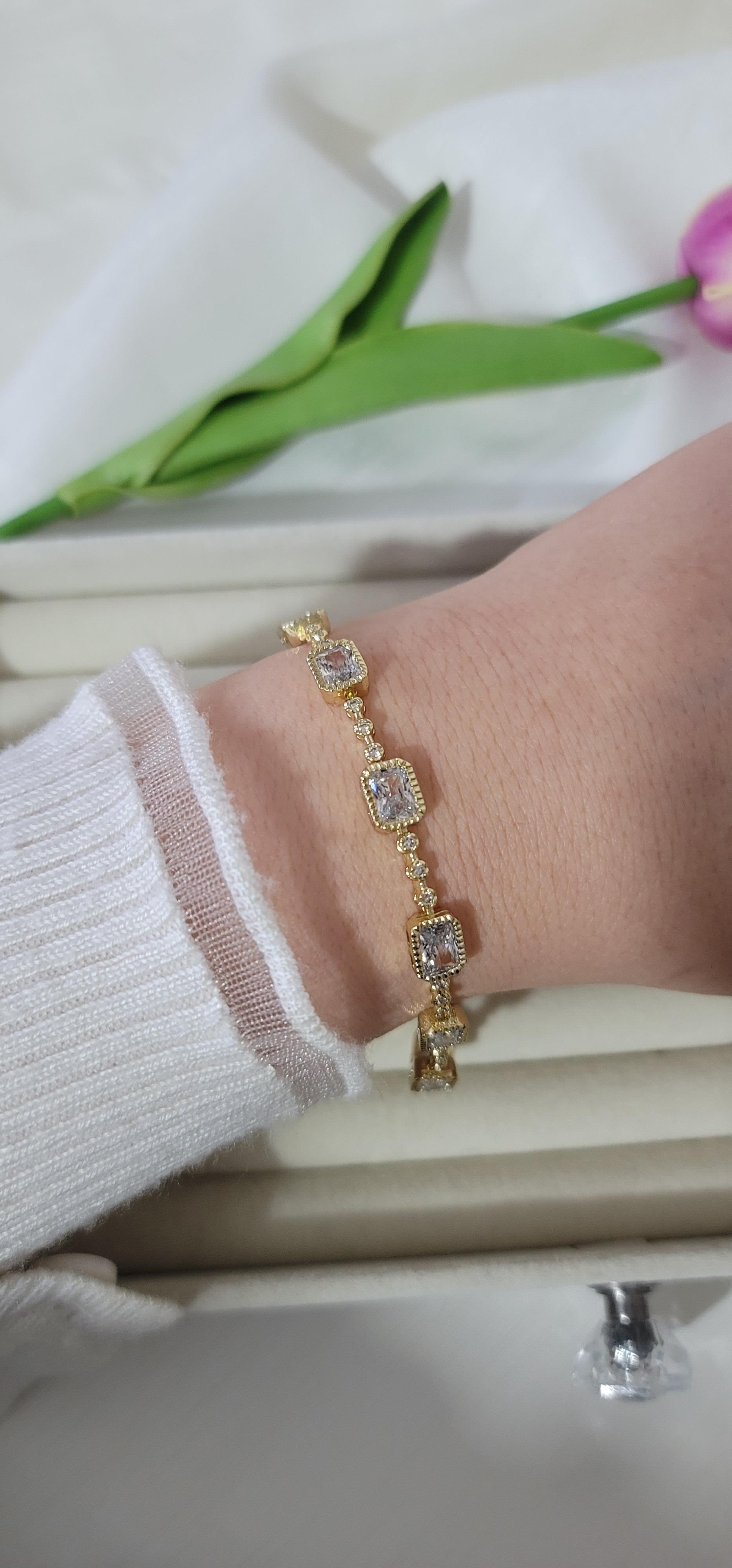 14k xuping baget bileklik