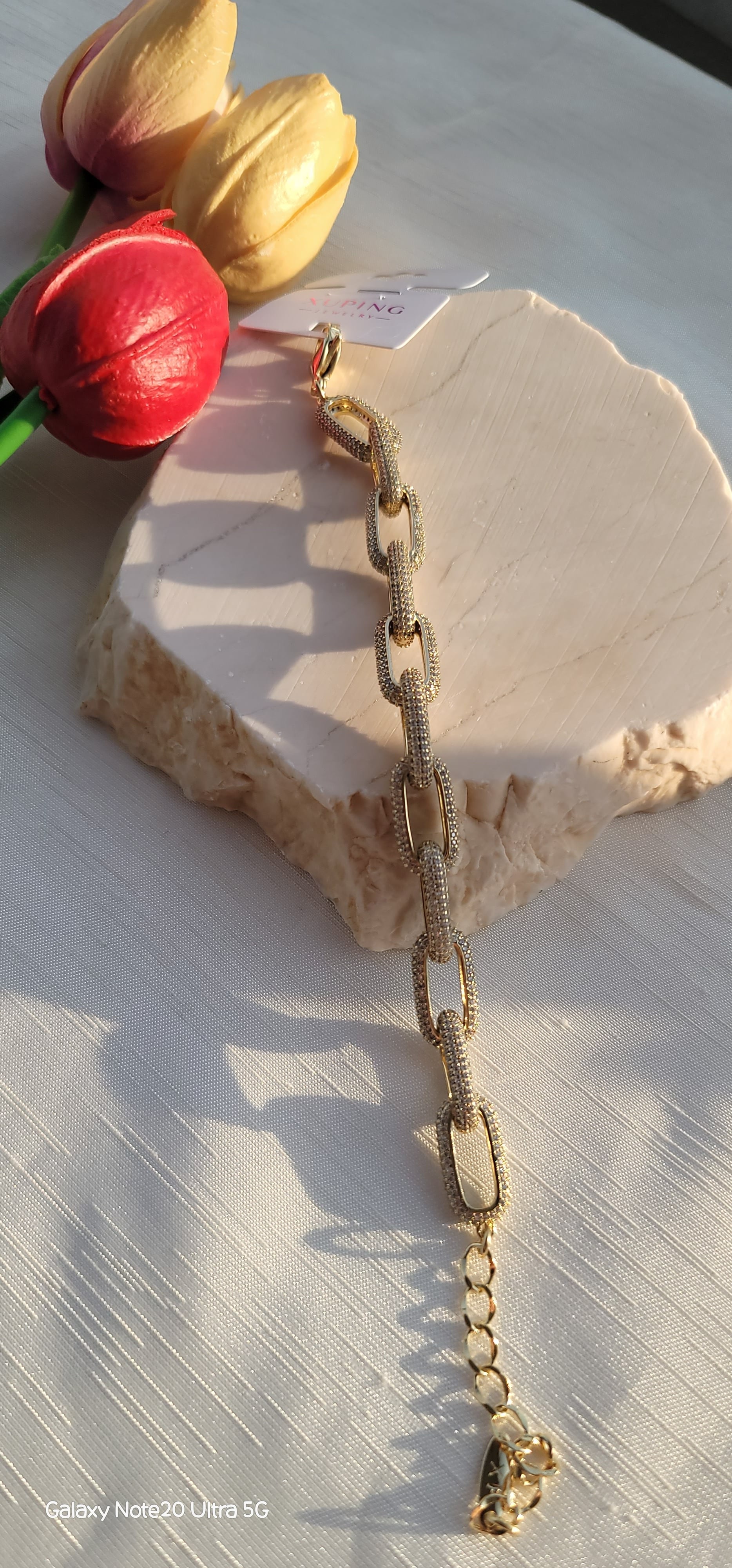 Full taşlı xuping halka bileklik