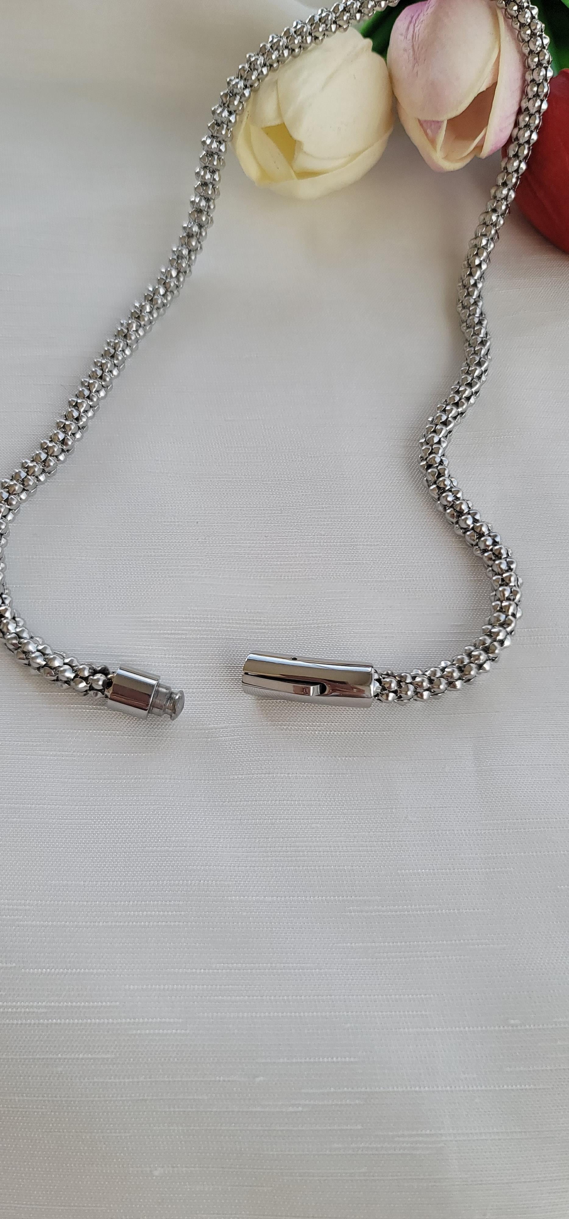 Kuyumcu kilit choker kolye