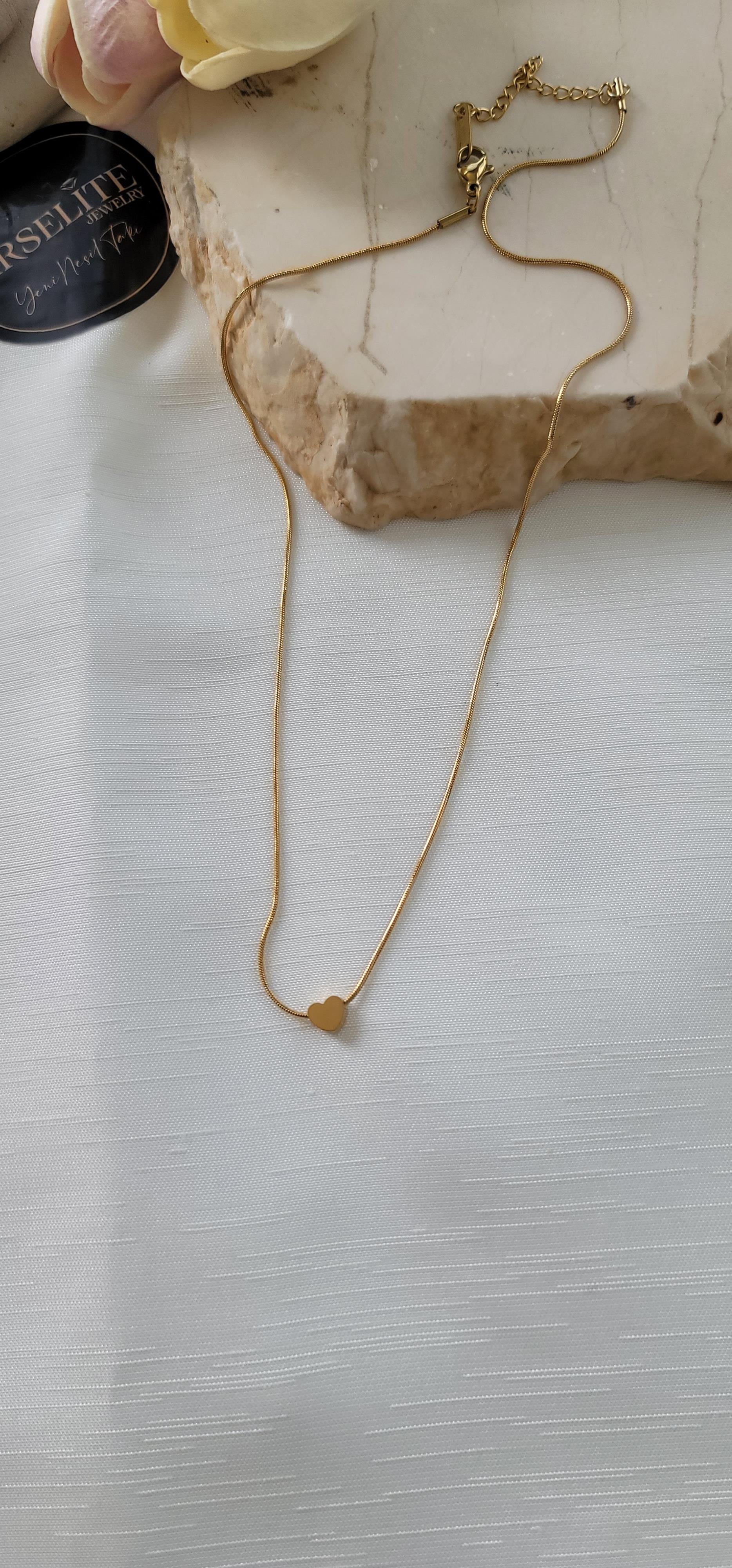 Mini kalp kolye