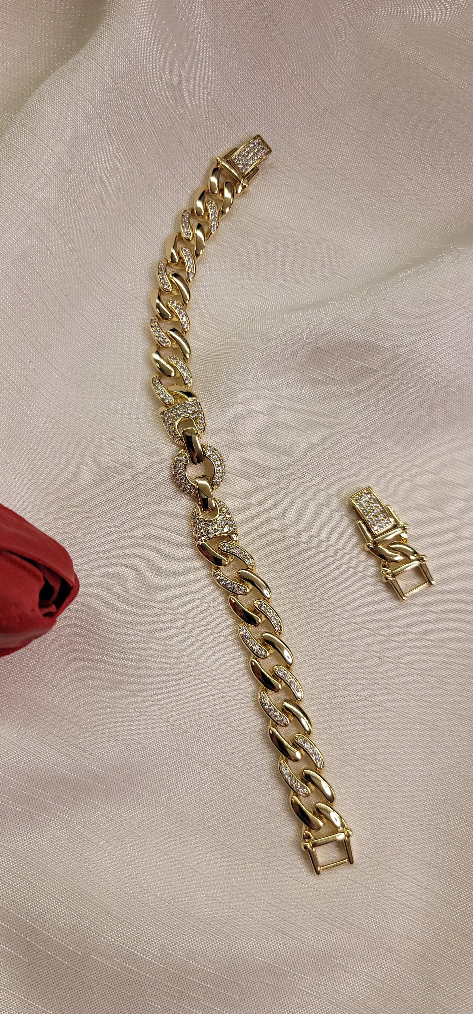 Ortası halka vip 14k gurmet bileklik