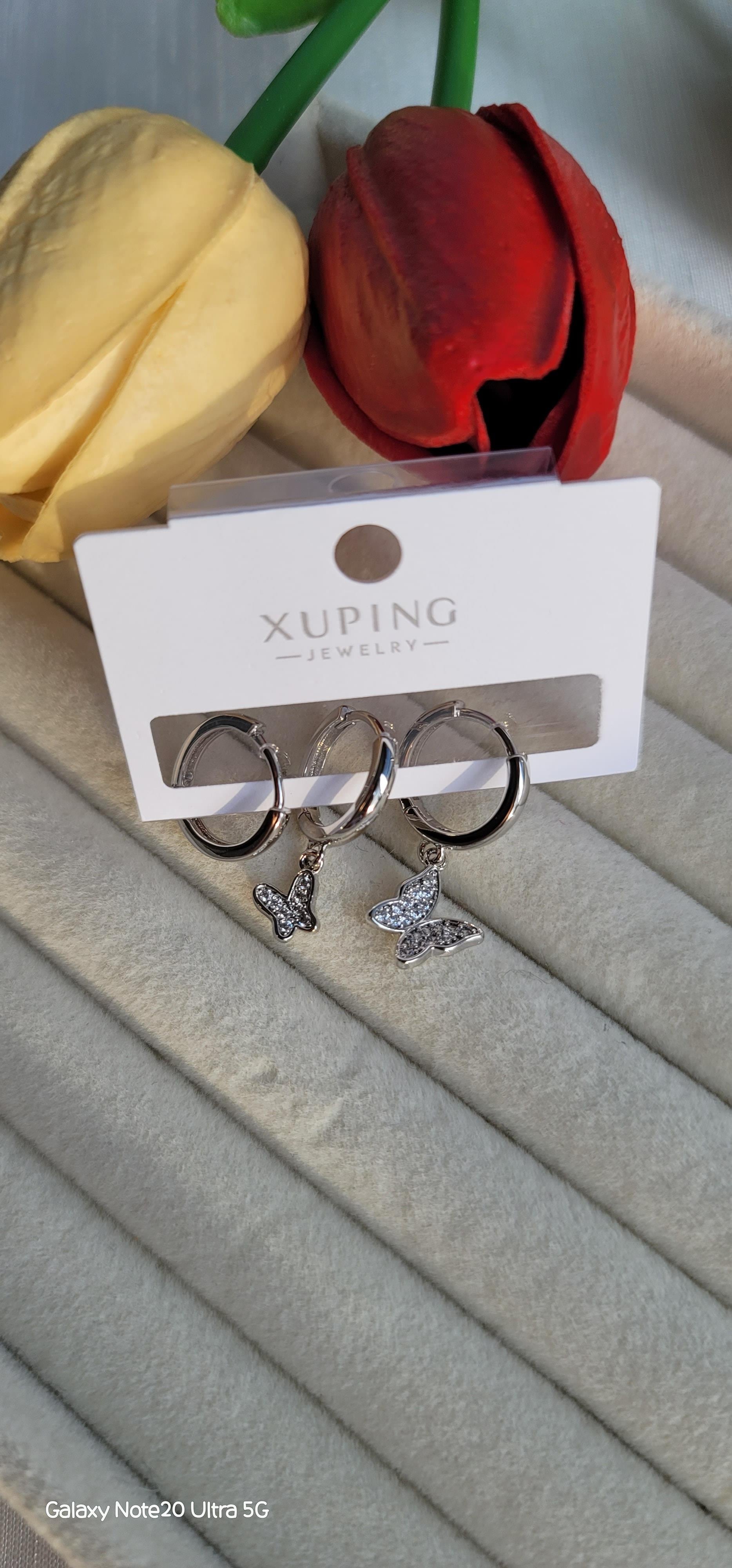 Xuping silver küpe set