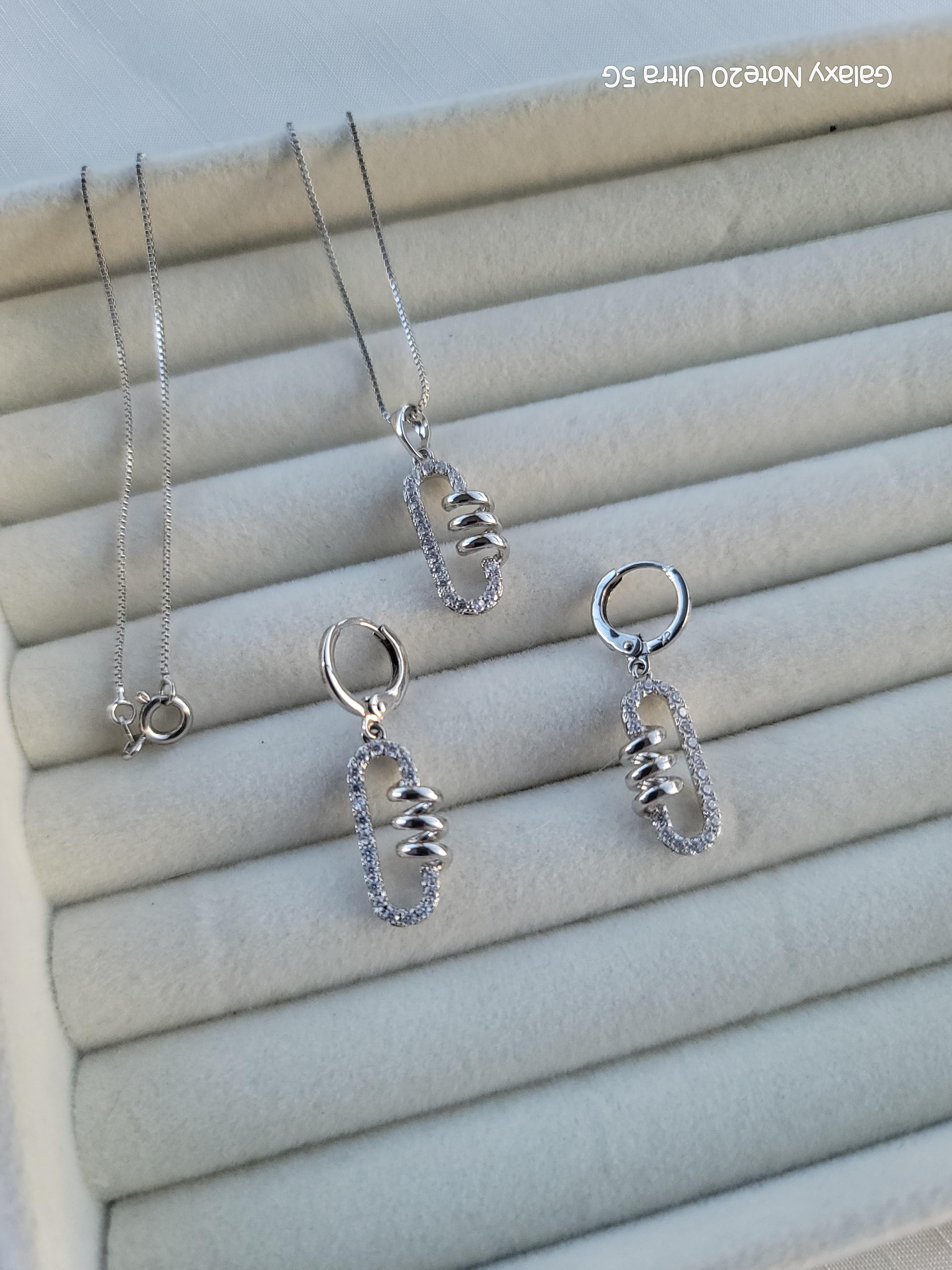 Xuping silver yaylı set