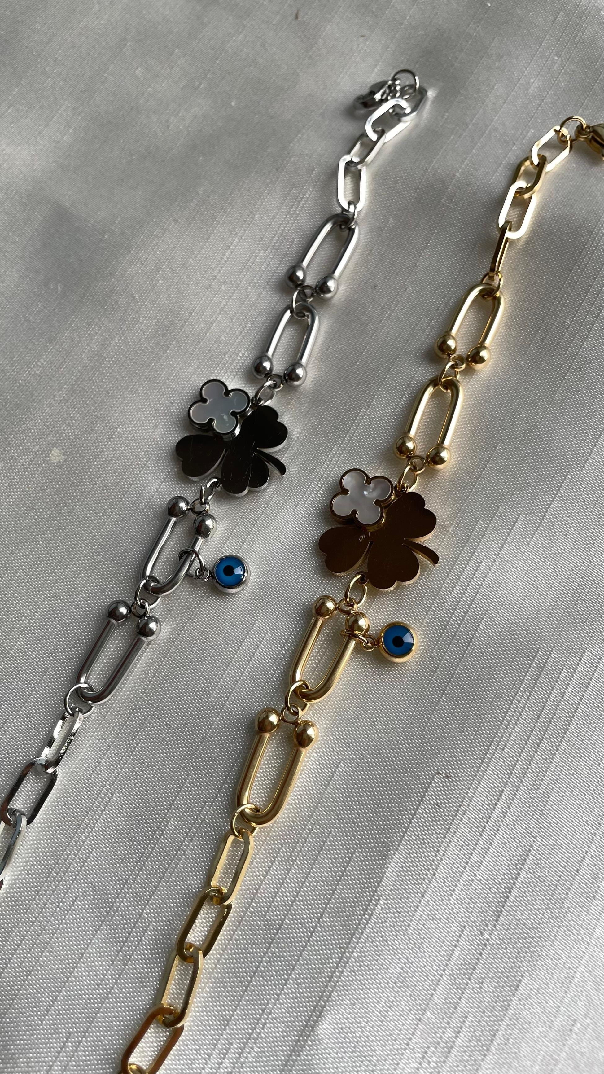 Yoncalı tiffany bileklik